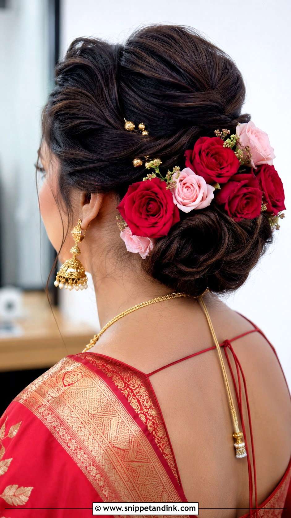 Rose Jooda Hairstyle - Snippet and Ink - 15 Jooda Hairstyle Indian Wedding Ideas