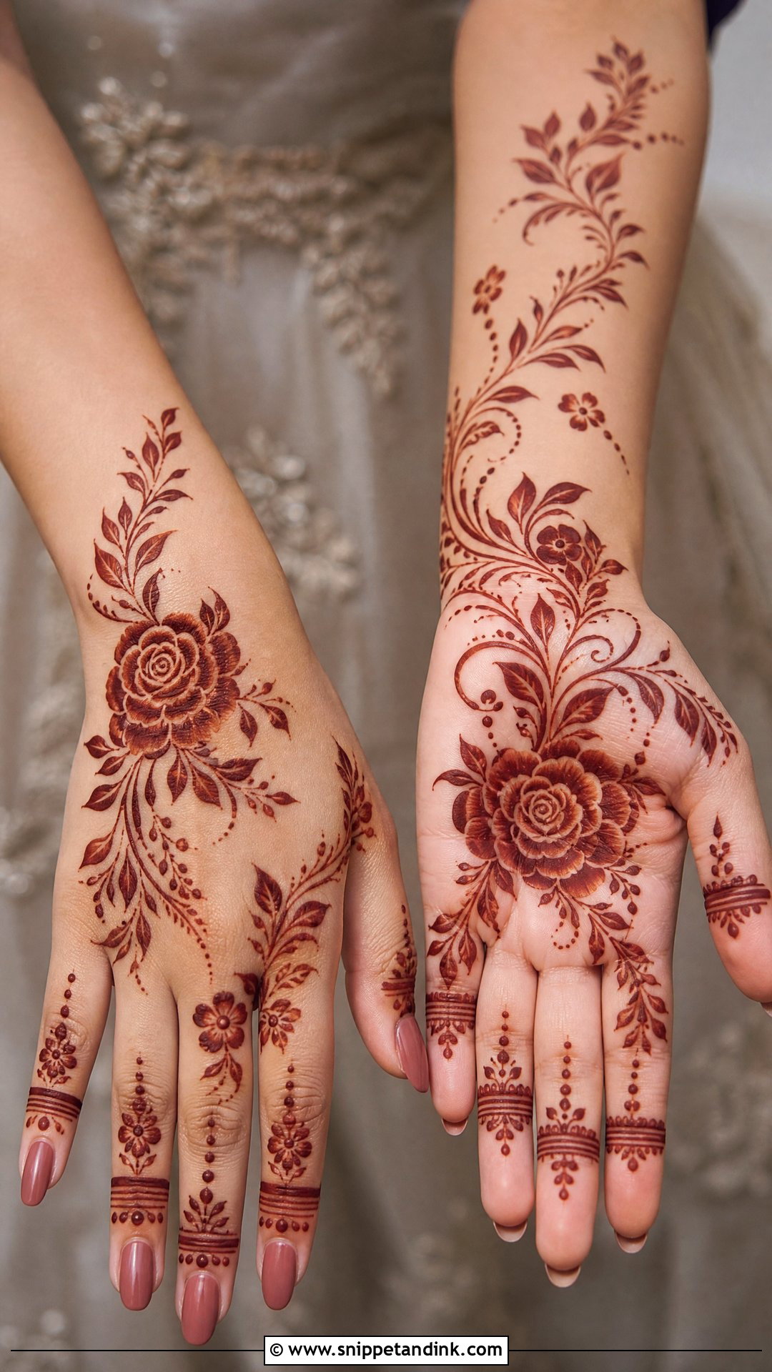 Rose Mehndi Design For Bridesmaid - Snippet and Ink - 25 Mehndi Designs for Bridesmaid