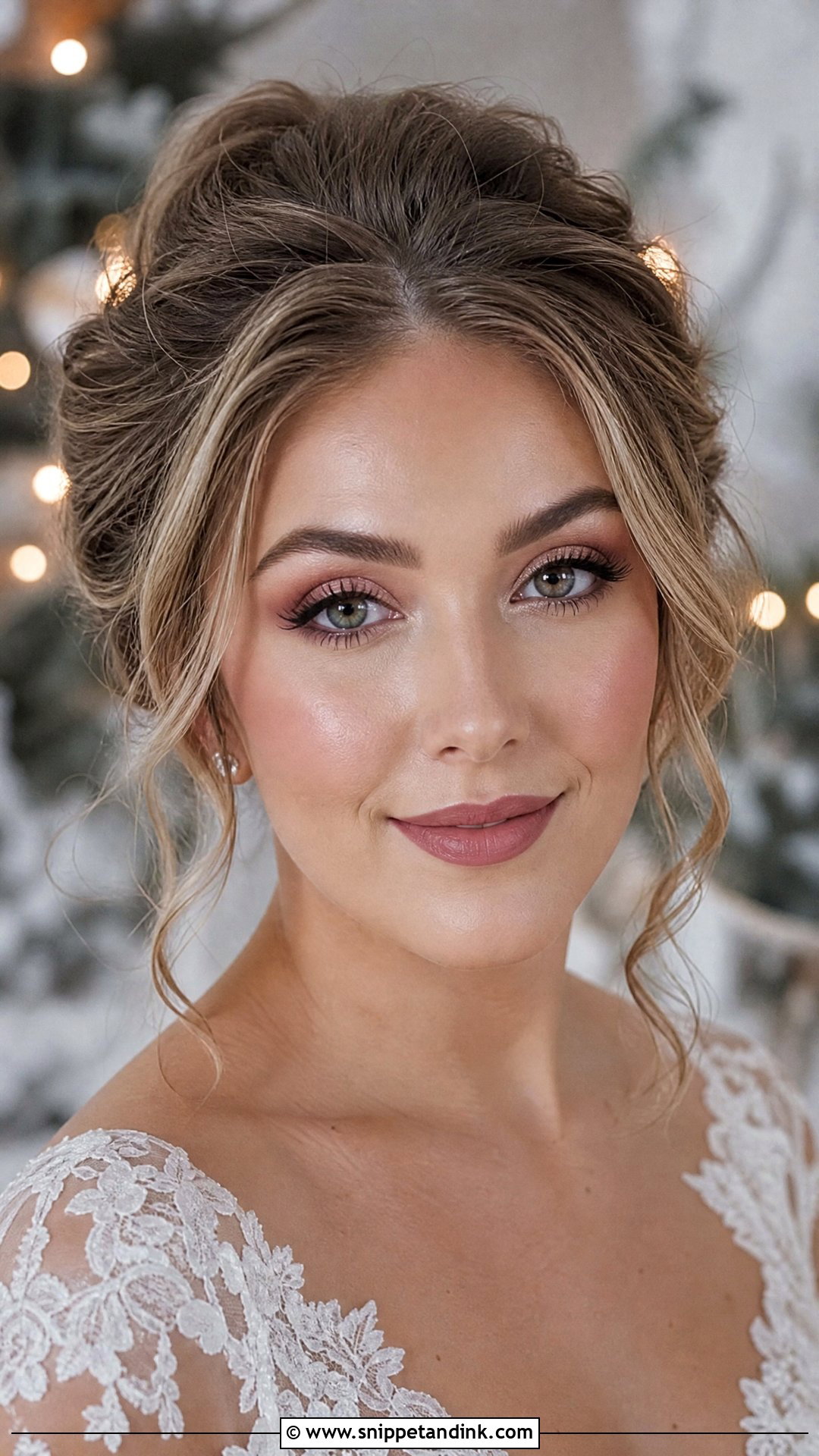 Rosy Bridal Makeup For Blue Eyes - Snippet and Ink - 25 Natural Glam Wedding Makeup for Blue Eyes