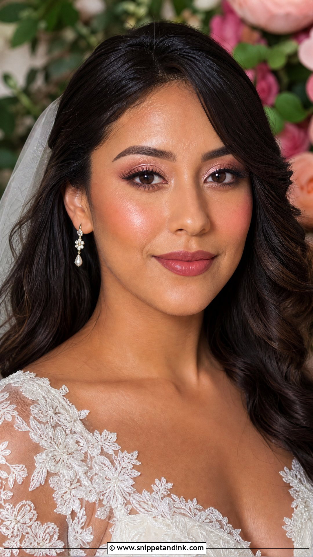Rosy Bridal Makeup - Snippet and Ink - 25 Ethereal Wedding Makeup Ideas