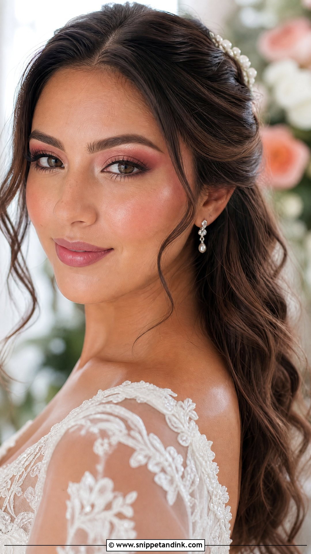Rosy Christian Bridal Makeup - Snippet and Ink - 20 Christian Bridal Makeup Ideas