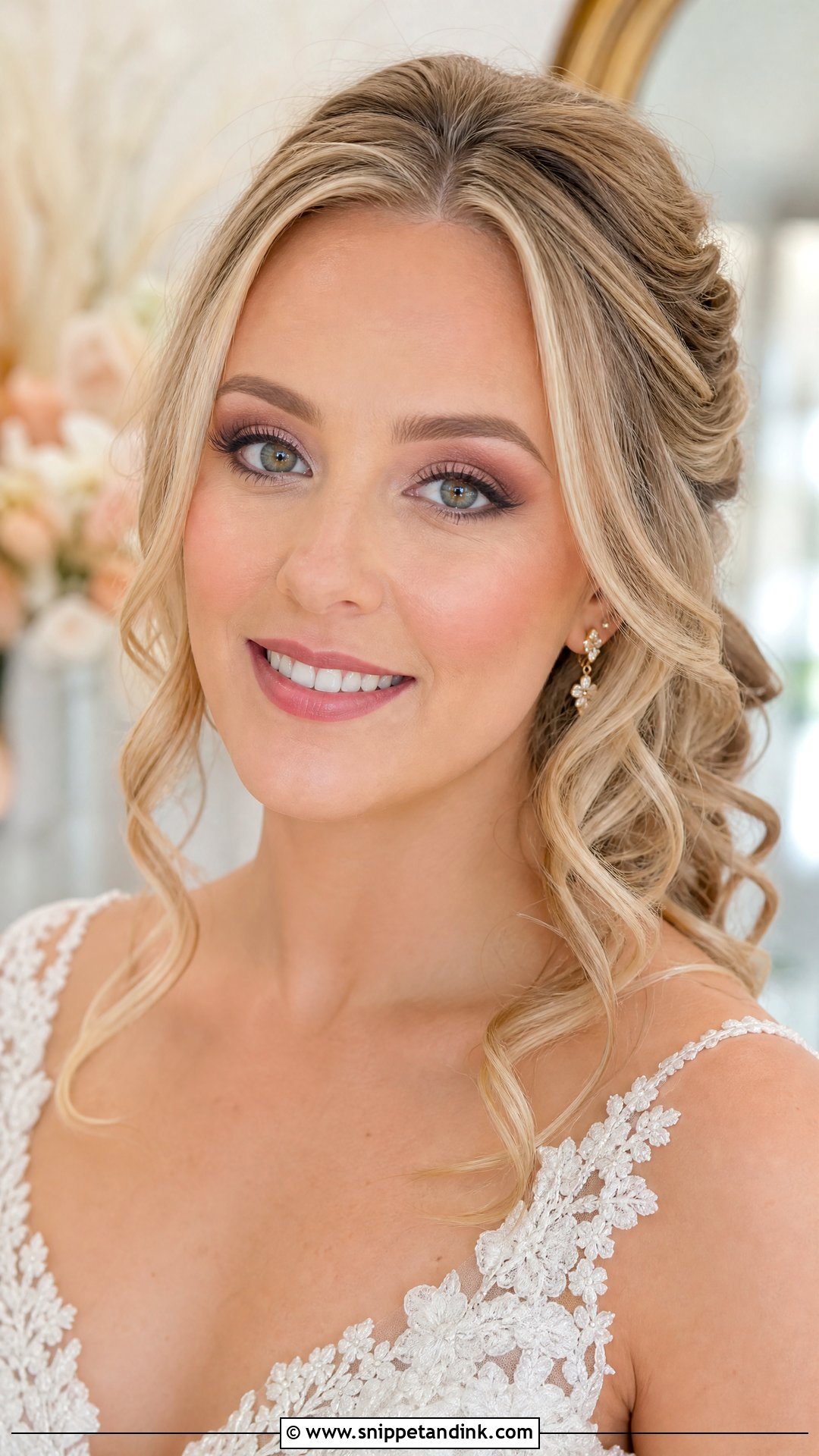 Rosy Nude Bridal Makeup - Snippet and Ink - 25 Nude Bridal Makeup Ideas