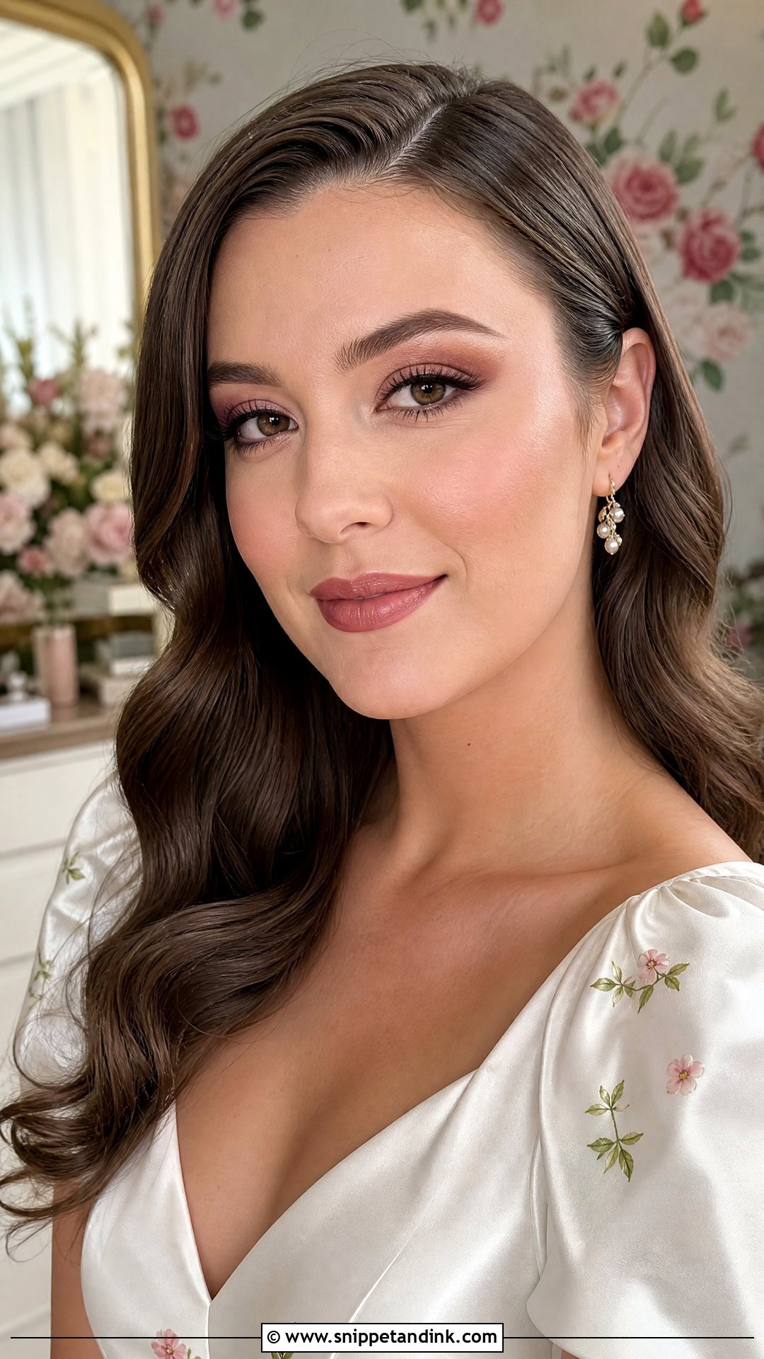 Rosy Pale Wedding Makeup - Snippet and Ink - 20 Pale Wedding Makeup Ideas