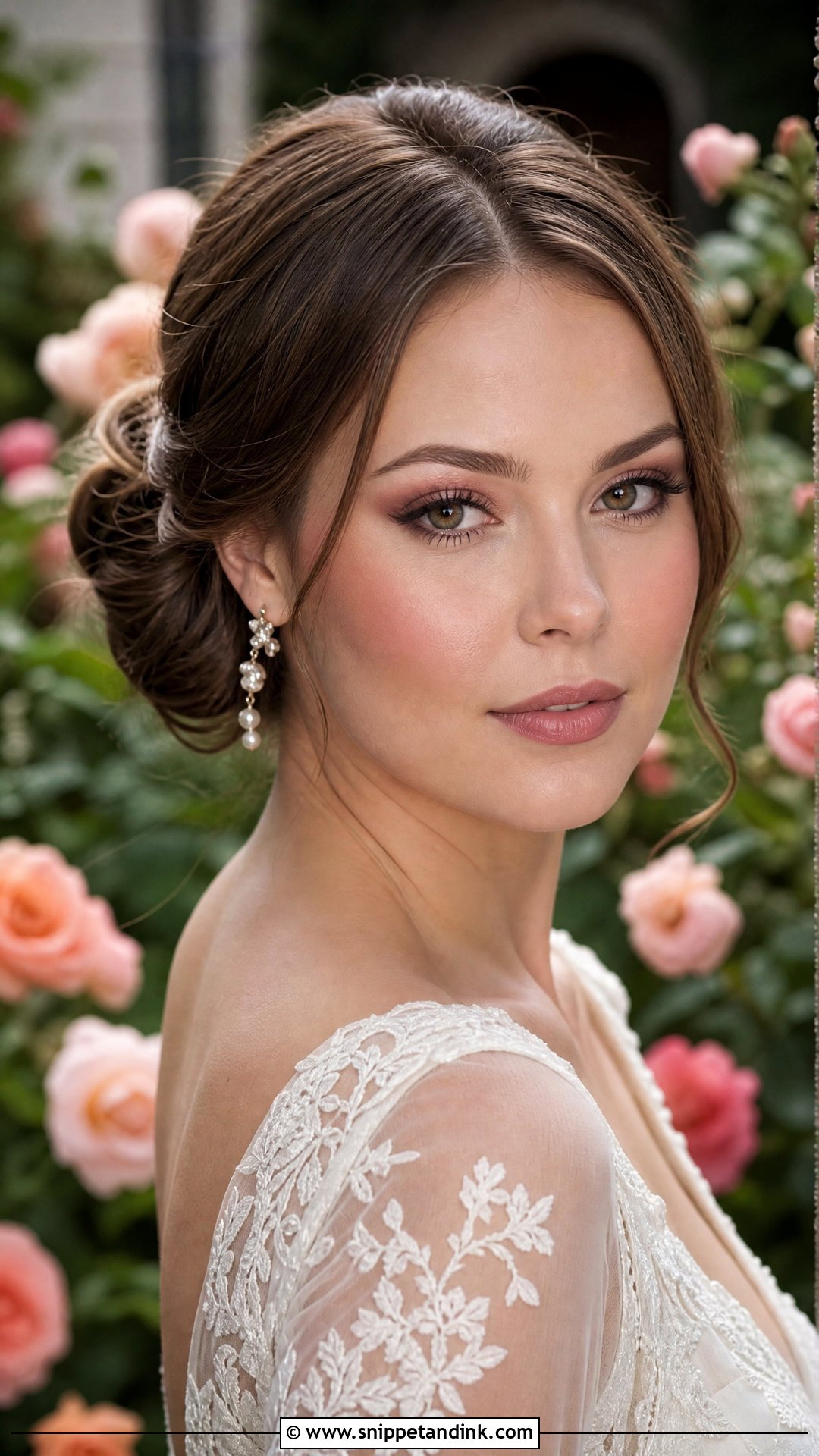 Rosy Spring Bridal Makeup - Snippet and Ink - 20 Spring Bridal Makeup Ideas