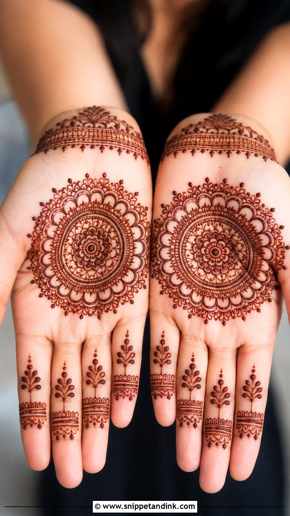 Round Mandala Mehndi Design - Snippet and Ink - 35 Mandala Mehndi Design Ideas