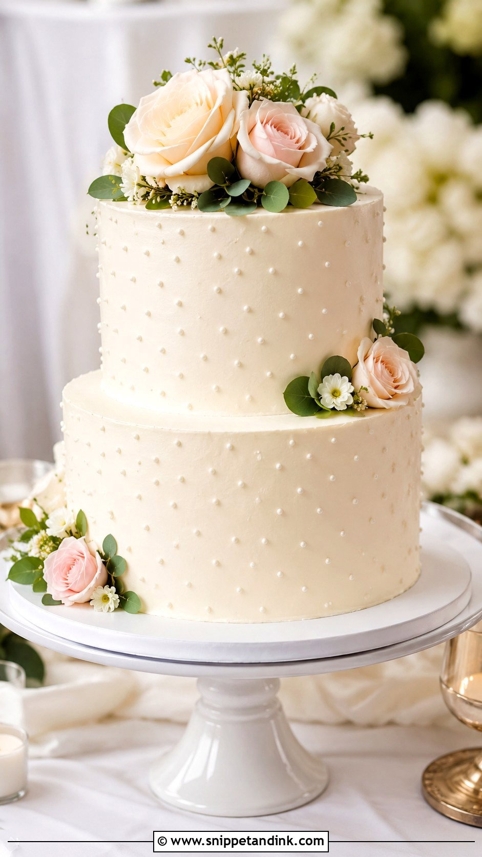 Round Wedding Cake - Snippet and Ink - 20 Wedding Cake Chart