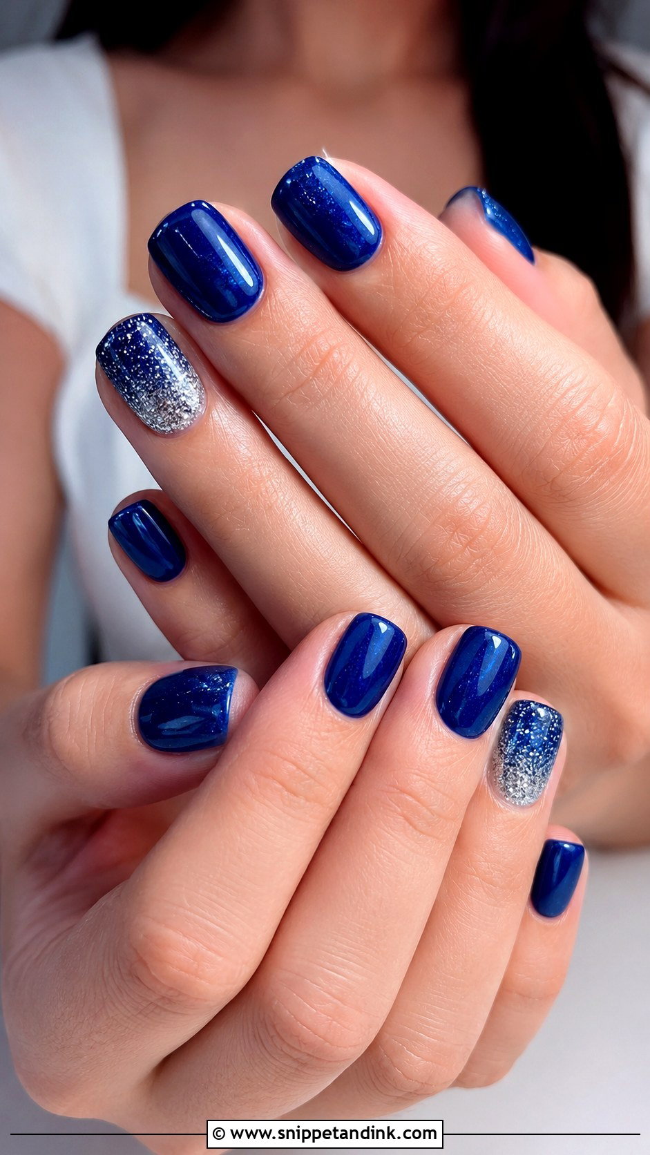 Royal Blue Glitter Wedding Nails - Snippet and Ink - 20 Royal Blue Wedding Nails