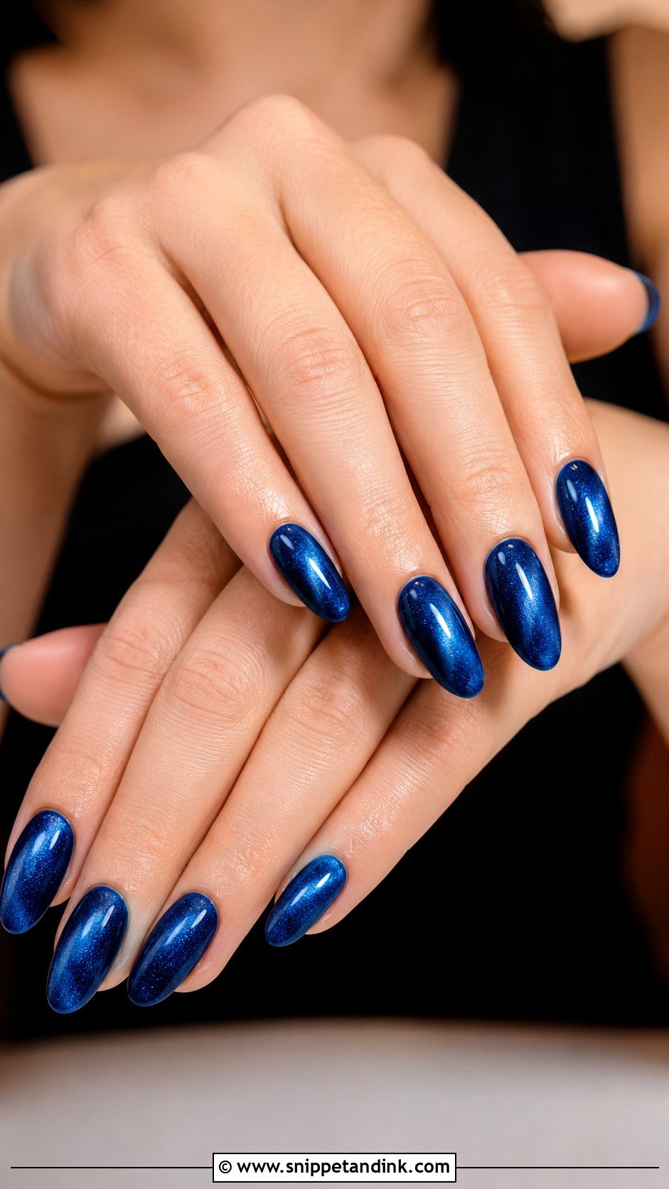 Royal Blue Velvet Wedding Nails - Snippet and Ink - 20 Royal Blue Wedding Nails