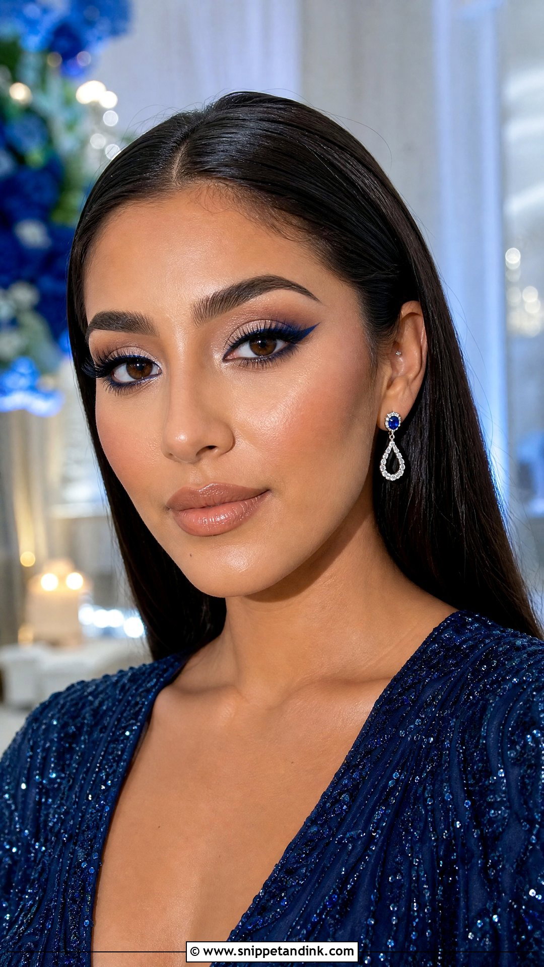 Royal Blue Wedding Makeup - Snippet and Ink - 20 Blue Wedding Makeup Ideas