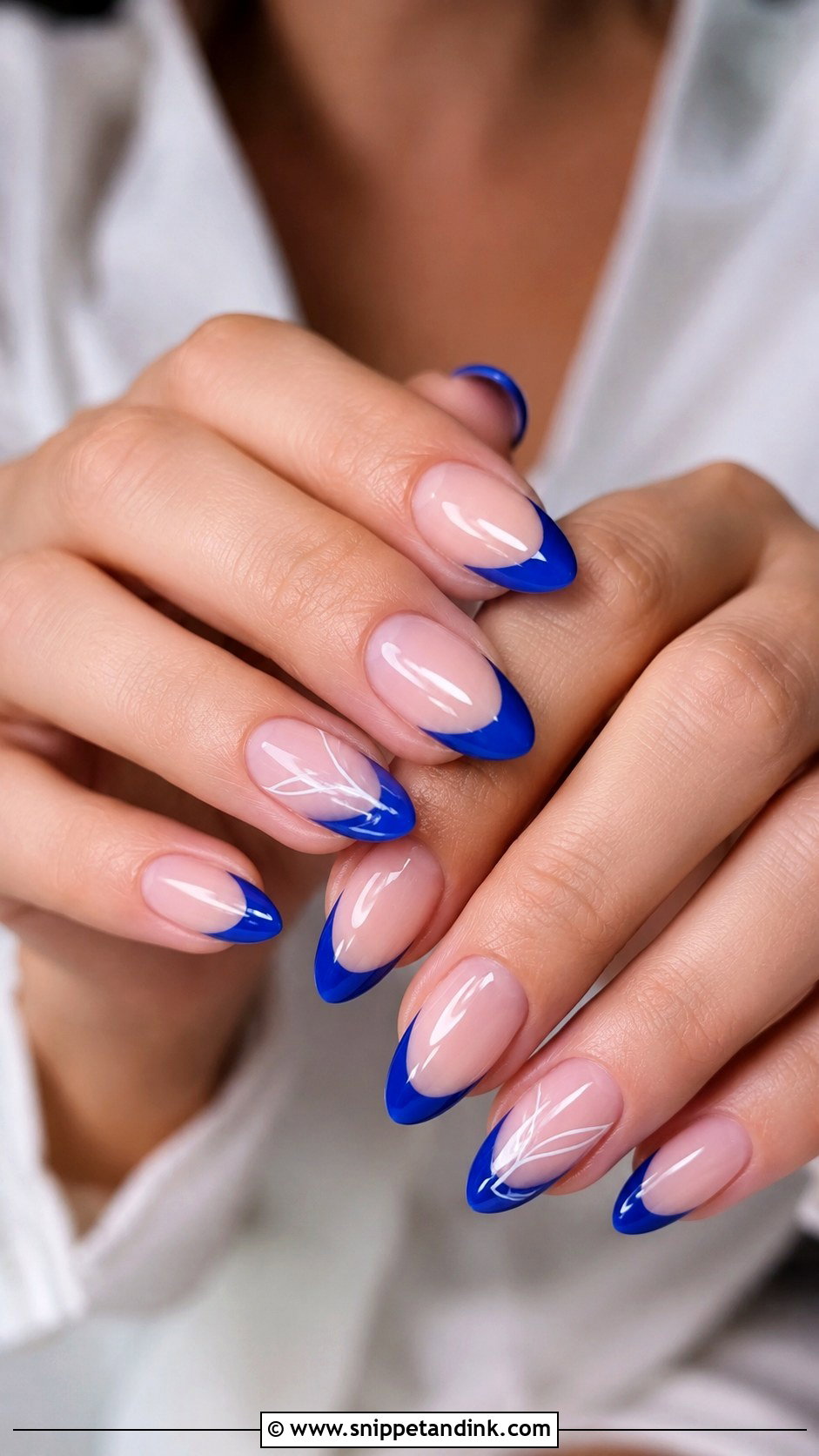 Royal Blue Wedding Nails - Snippet and Ink - 30 Blue Wedding Nails