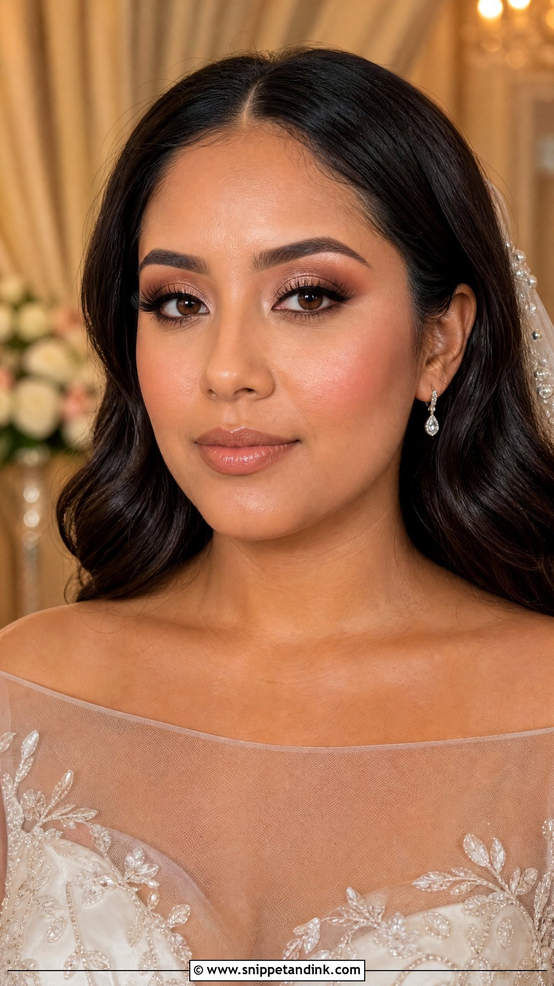 Royal Bridal Makeup With Brown Eyeshadow - Snippet and Ink - 20 Royal Bridal Makeup Ideas