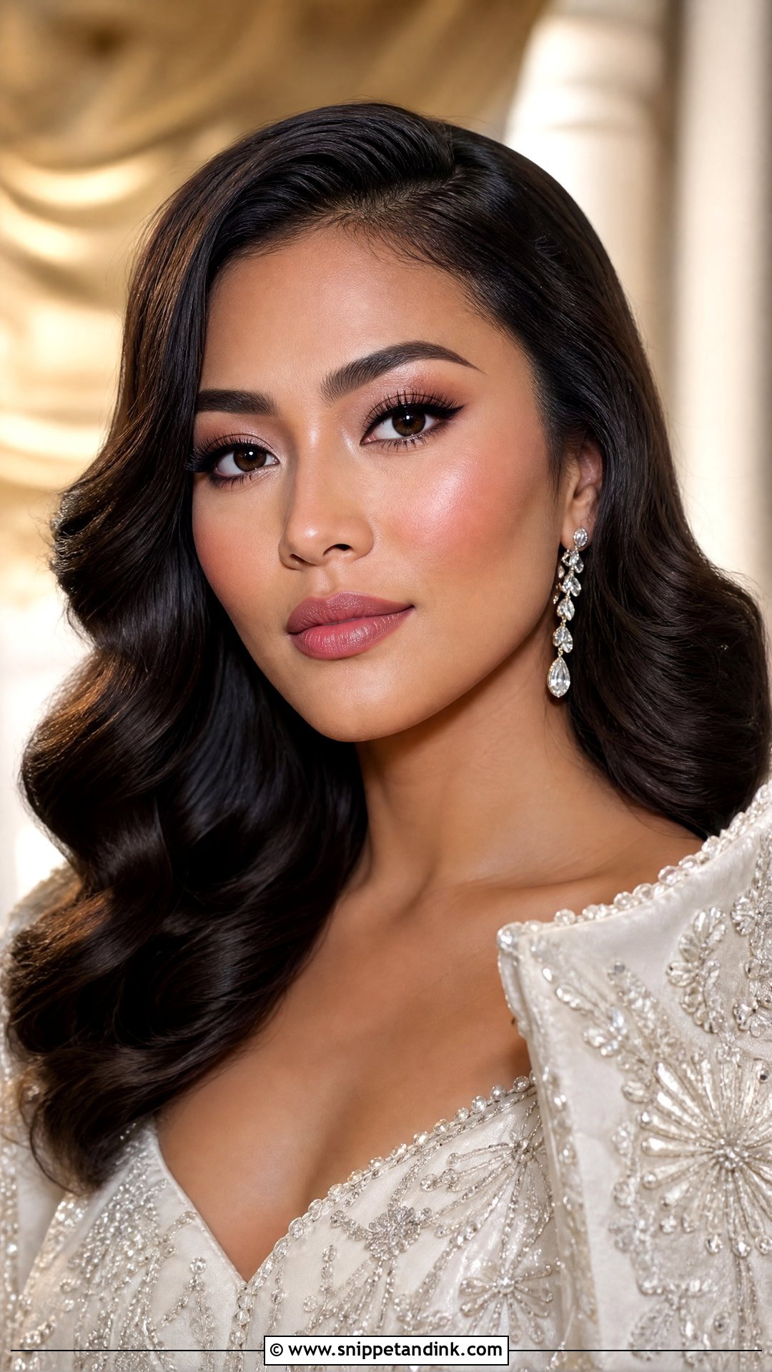 Royal Bridal Makeup With Classic Glam - Snippet and Ink - 20 Royal Bridal Makeup Ideas