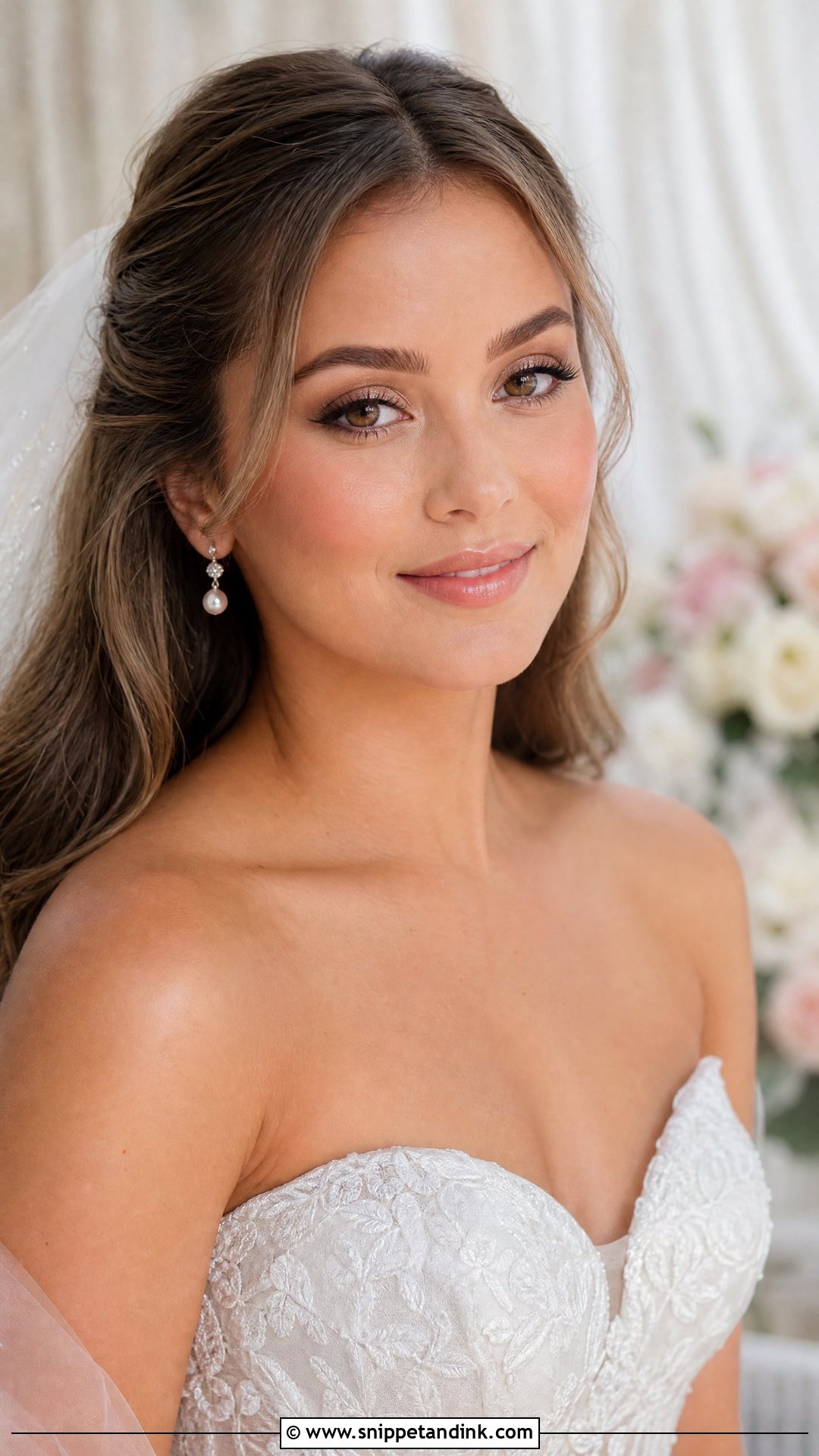 Royal Bridal Makeup With Dewy Skin - Snippet and Ink - 20 Royal Bridal Makeup Ideas