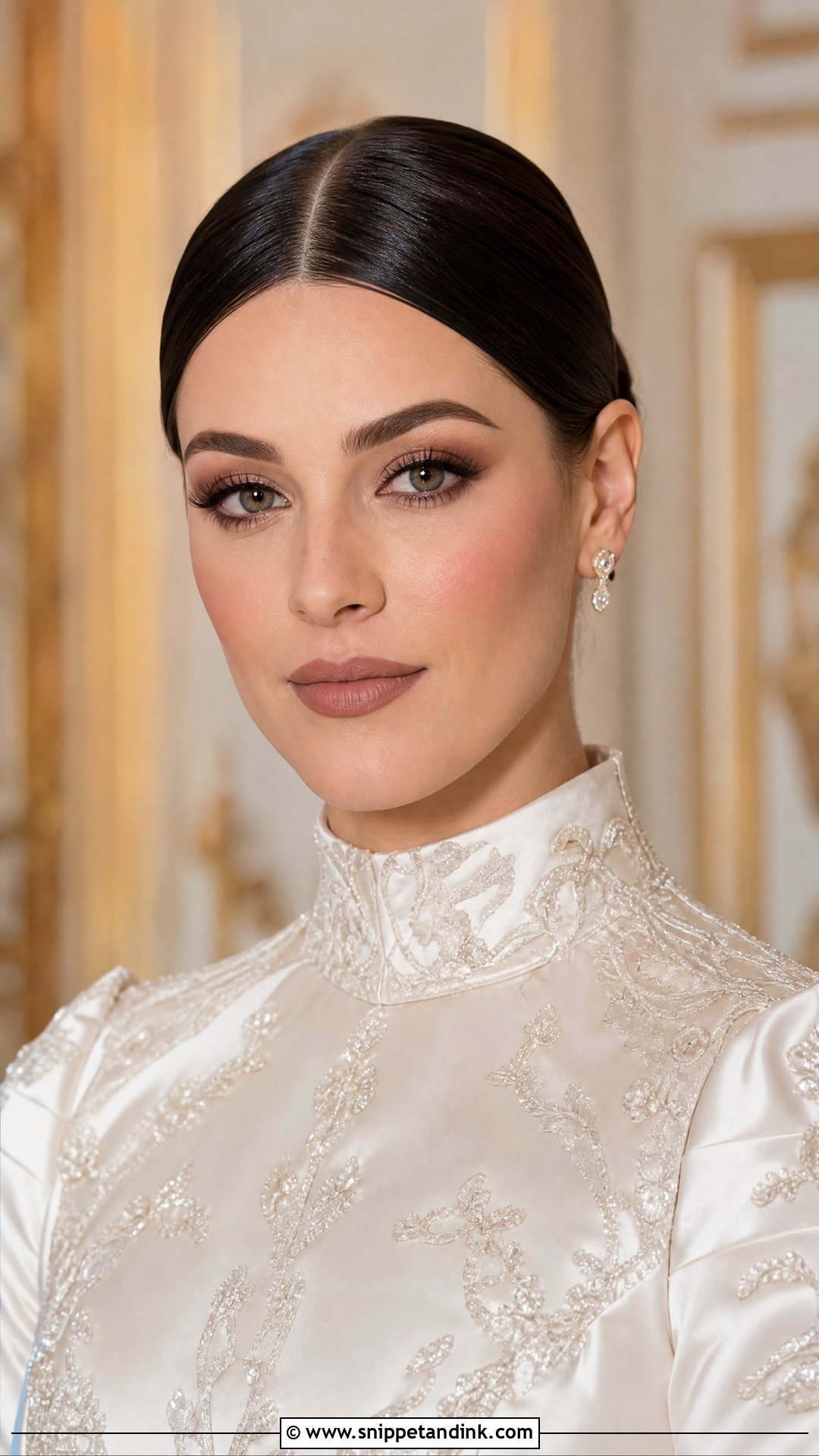 Royal Bridal Makeup With Matte Skin - Snippet and Ink - 20 Royal Bridal Makeup Ideas