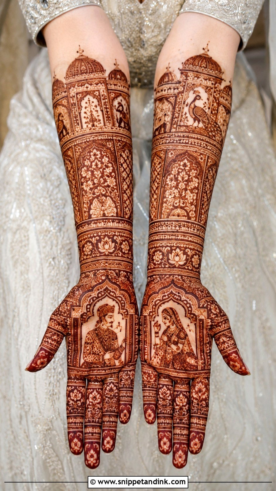 Royal Bridal Mehndi Design - Snippet and Ink - 30 Latest Unique Bridal Mehndi Designs