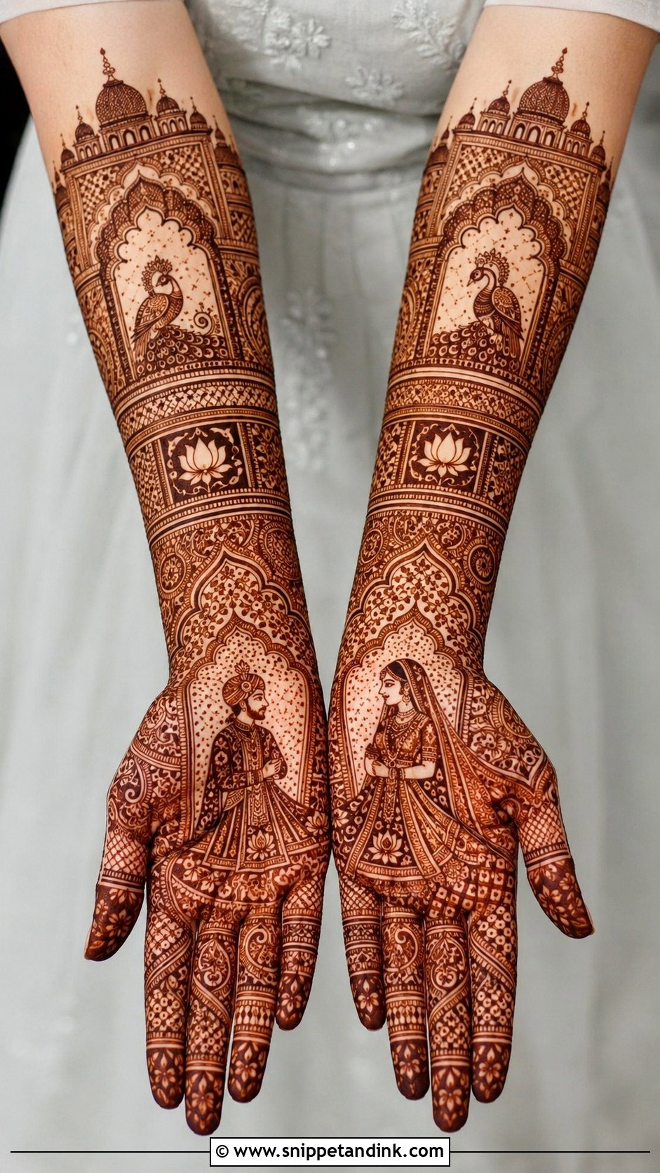Royal Bridal Mehndi Design - Snippet and Ink - 35 Latest Bridal Mehndi Designs
