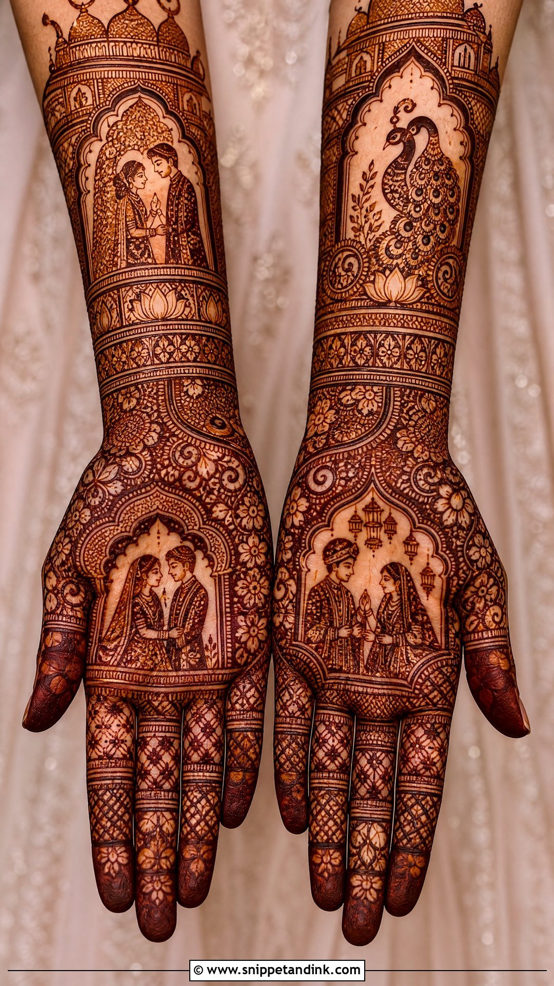 Royal Bridal Mehndi Design - Snippet and Ink - 35 Mehndi Designs