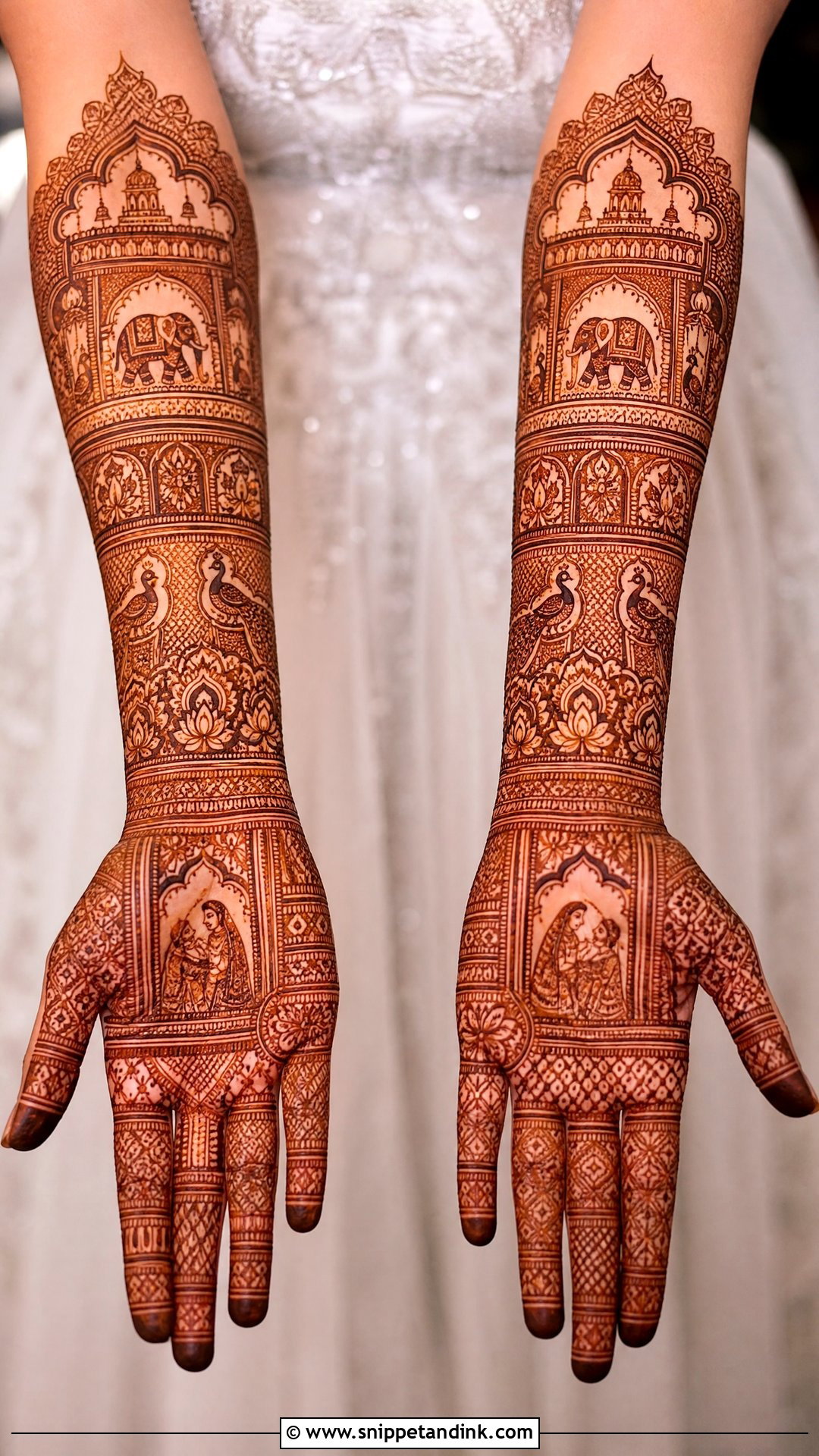 Royal Bridal Mehndi Design - Snippet and Ink - 20 Bridal Mehndi Latest Design Ideas