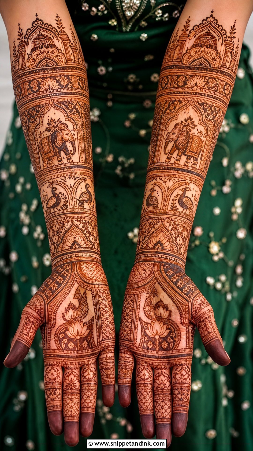 Royal Bridal Mehndi Design - Snippet and Ink - 20 Bridal Wedding Mehndi Designs Brides