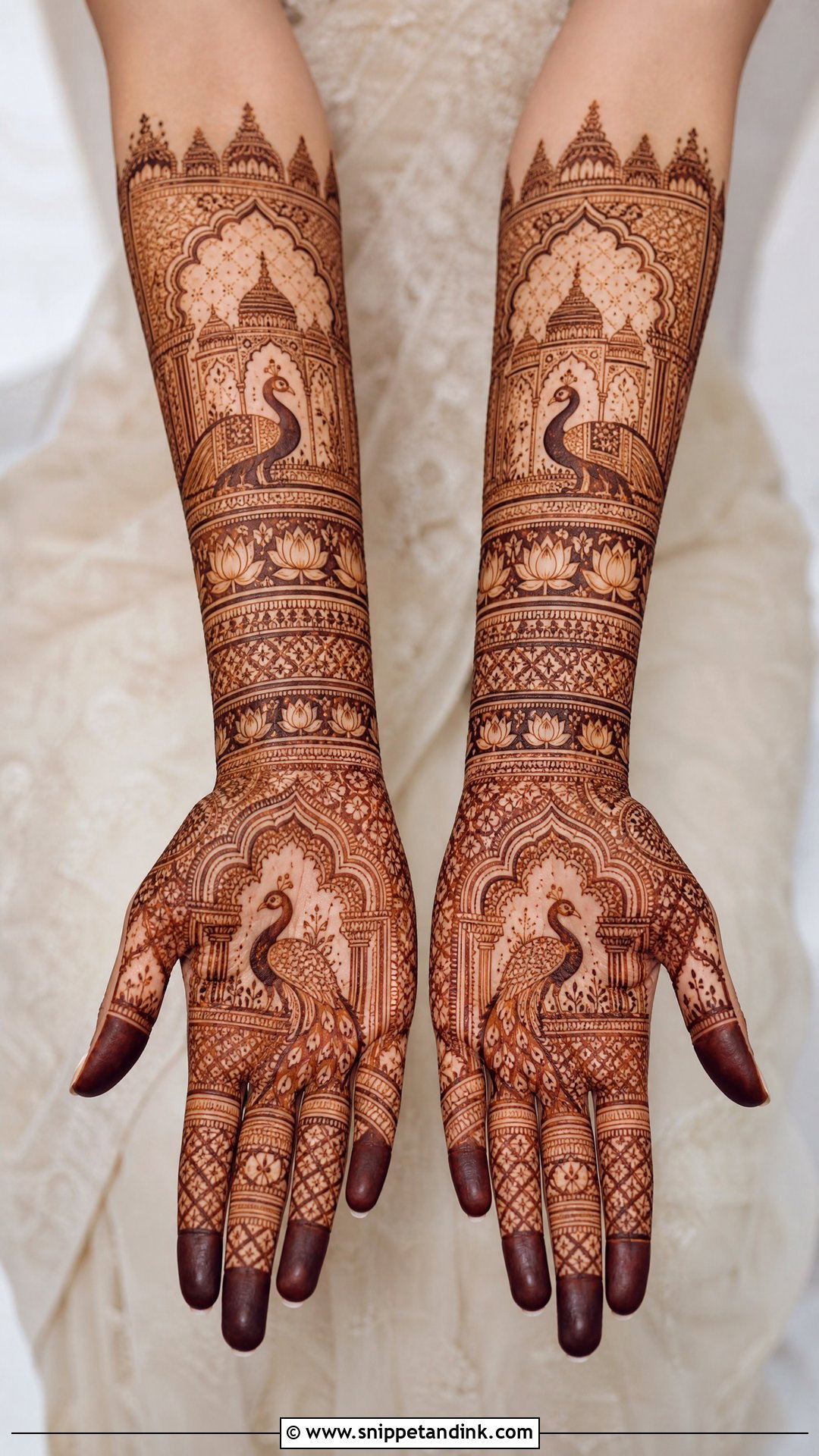 Royal Bridal Mehndi Design - Snippet and Ink - 25 Bride Mehndi Designs Indian Weddings