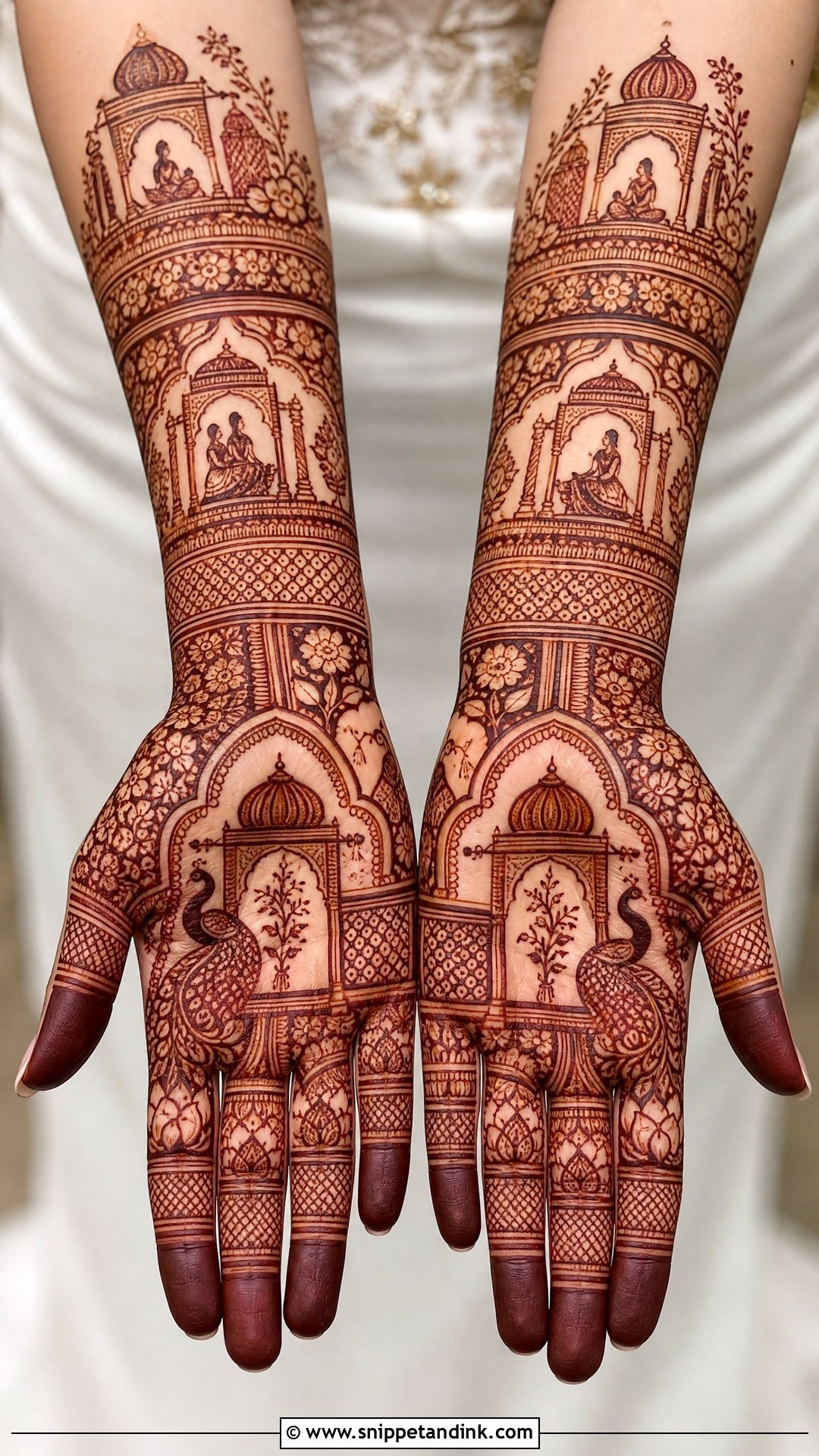 Royal Bridal Mehndi Design Front Hand - Snippet and Ink - 20 Bridal Mehndi Designs Front Hands Brides