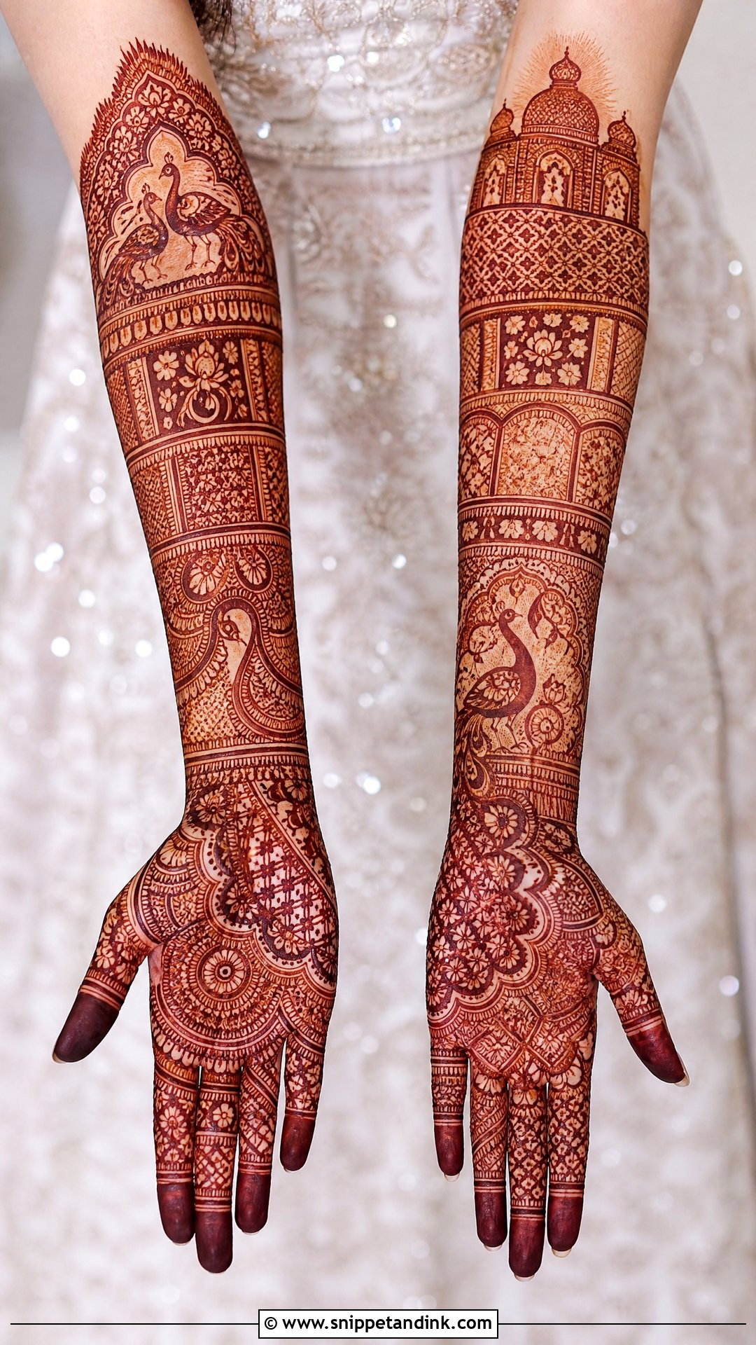 Royal Engagement Mehndi For Bride - Snippet and Ink - 20 Engagement Mehndi for Bride Ideas