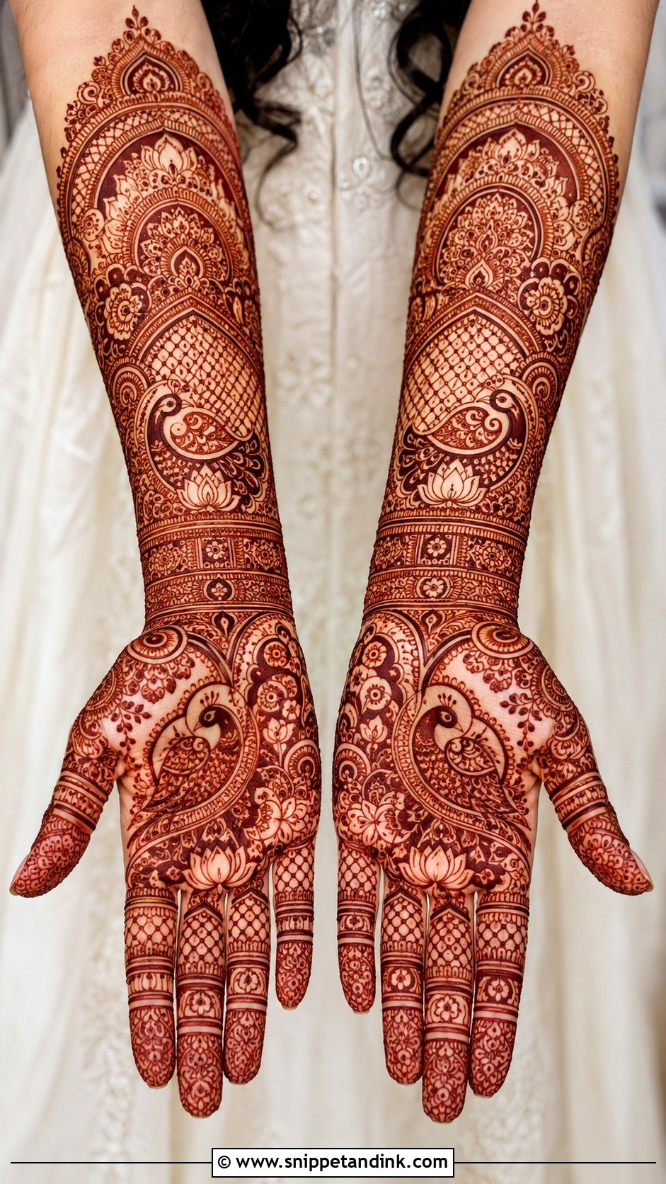 Royal Front Hand Mehndi Design - Snippet and Ink - 35 Latest Front Hand Mehndi Designs
