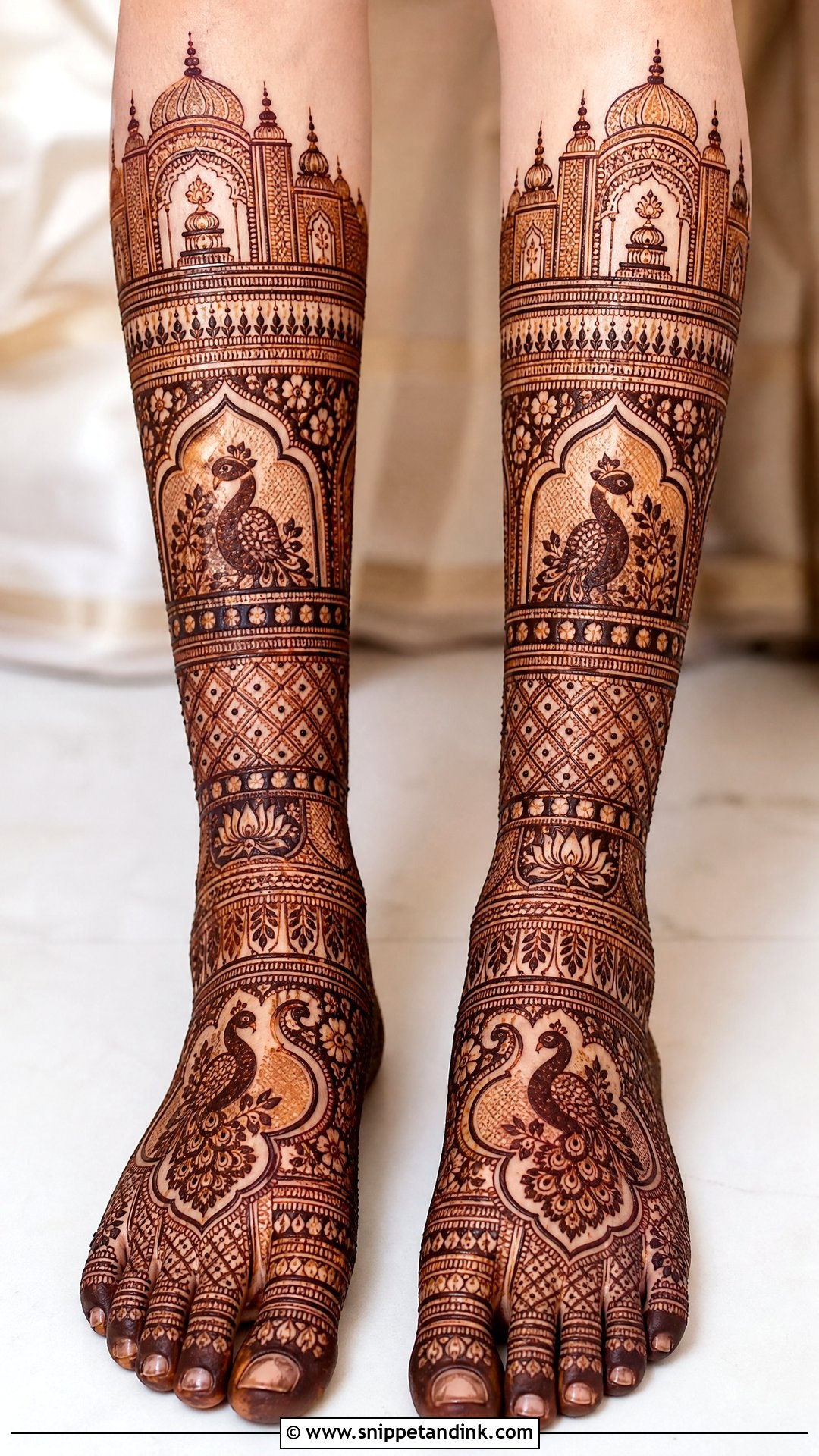 Royal Groom Leg Mehndi Design - Snippet and Ink - 20 Groom Leg Mehndi Design Ideas