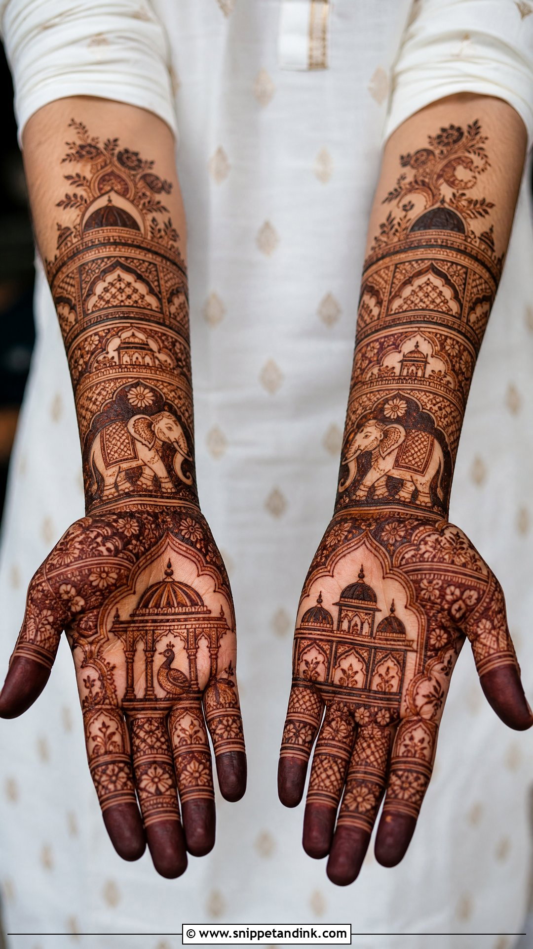 Royal Groom Mehndi Design - Snippet and Ink - 20 Groom Mehndi Designs