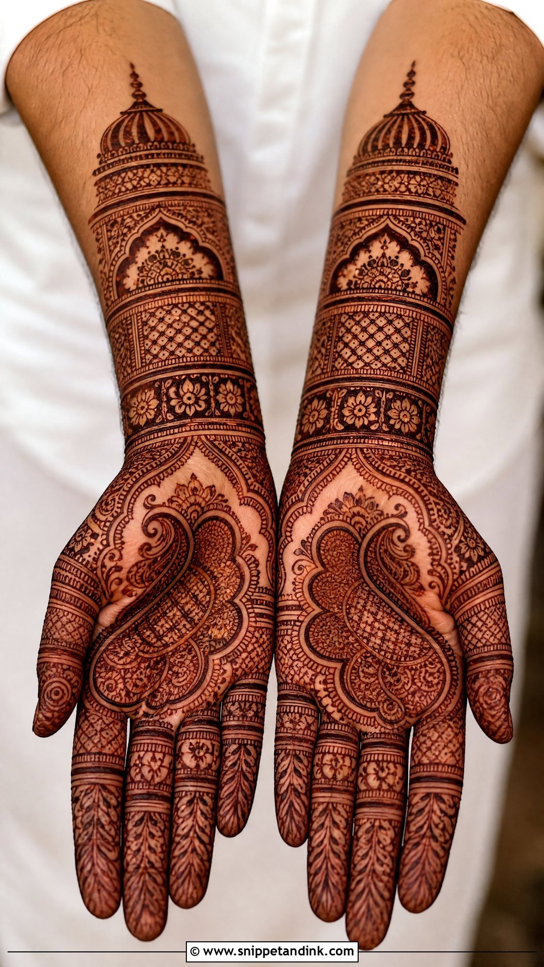 Royal Groom Mehndi Design - Snippet and Ink - 20 Grooms Mehndi Design Ideas
