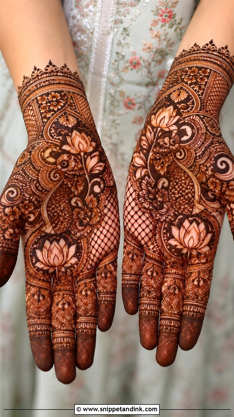 Royal Half Hand Mehndi Design - Snippet and Ink - 35 Half Hand Mehndi Design Ideas