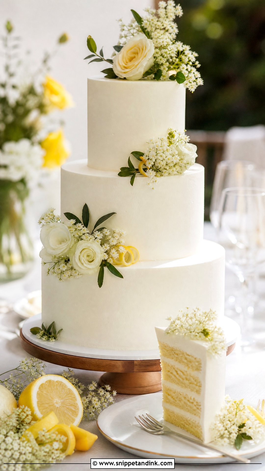 Royal Wedding Cake With Lemon Elderflower - Snippet and Ink - 20 Royal Wedding Cake Ideas