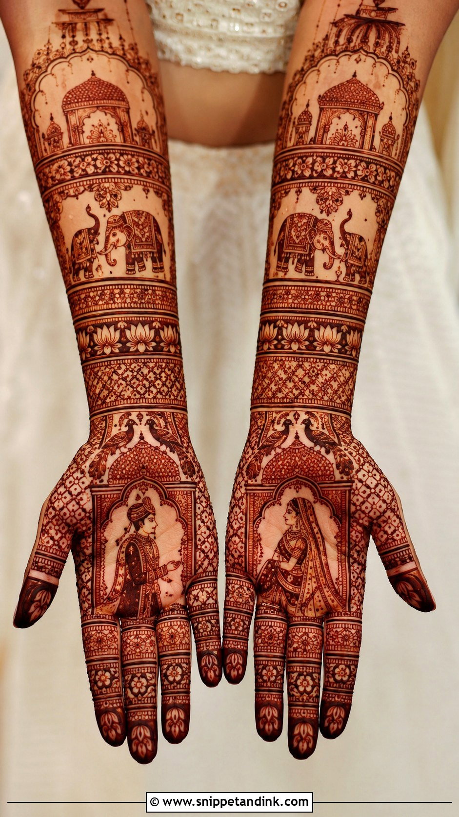 Royal Wedding Mehndi Design - Snippet and Ink - 35 Latest Wedding Mehndi Designs