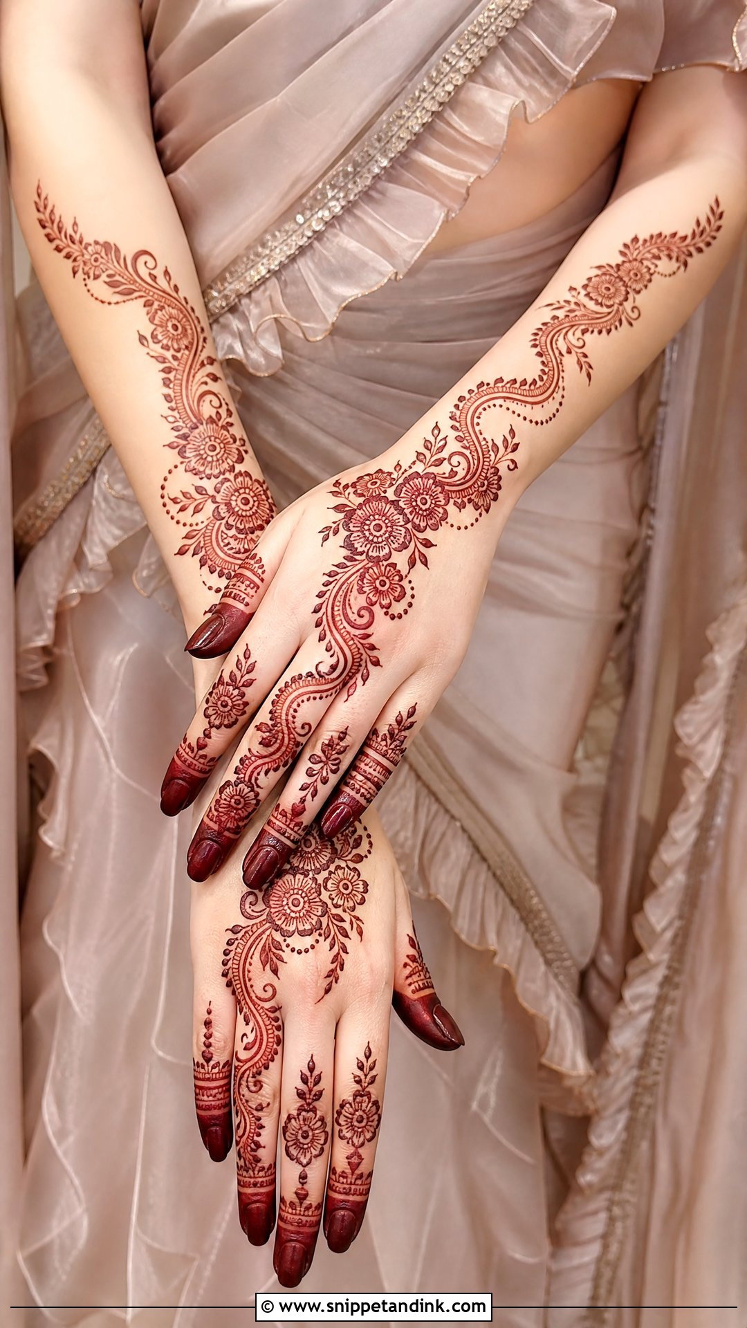 Ruffle Saree for Mehendi Bride - Snippet and Ink - 30 Unique Mehendi Outfits for Bride