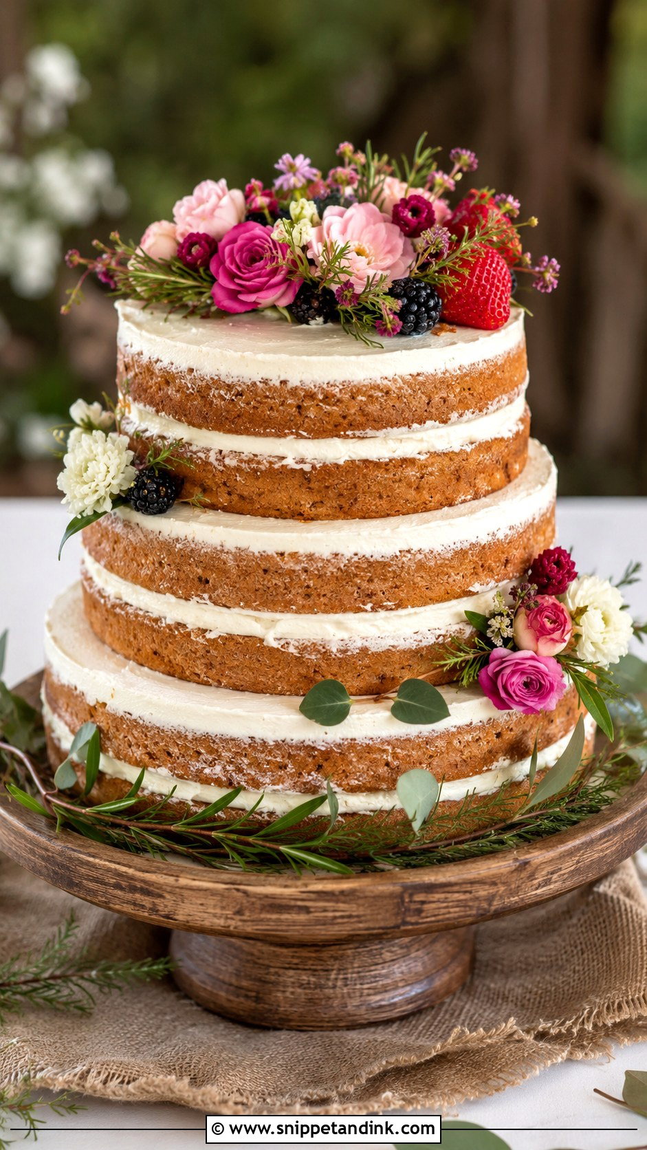 Ruracio Naked Cake - Snippet and Ink - 20 Ruracio Cake Designs