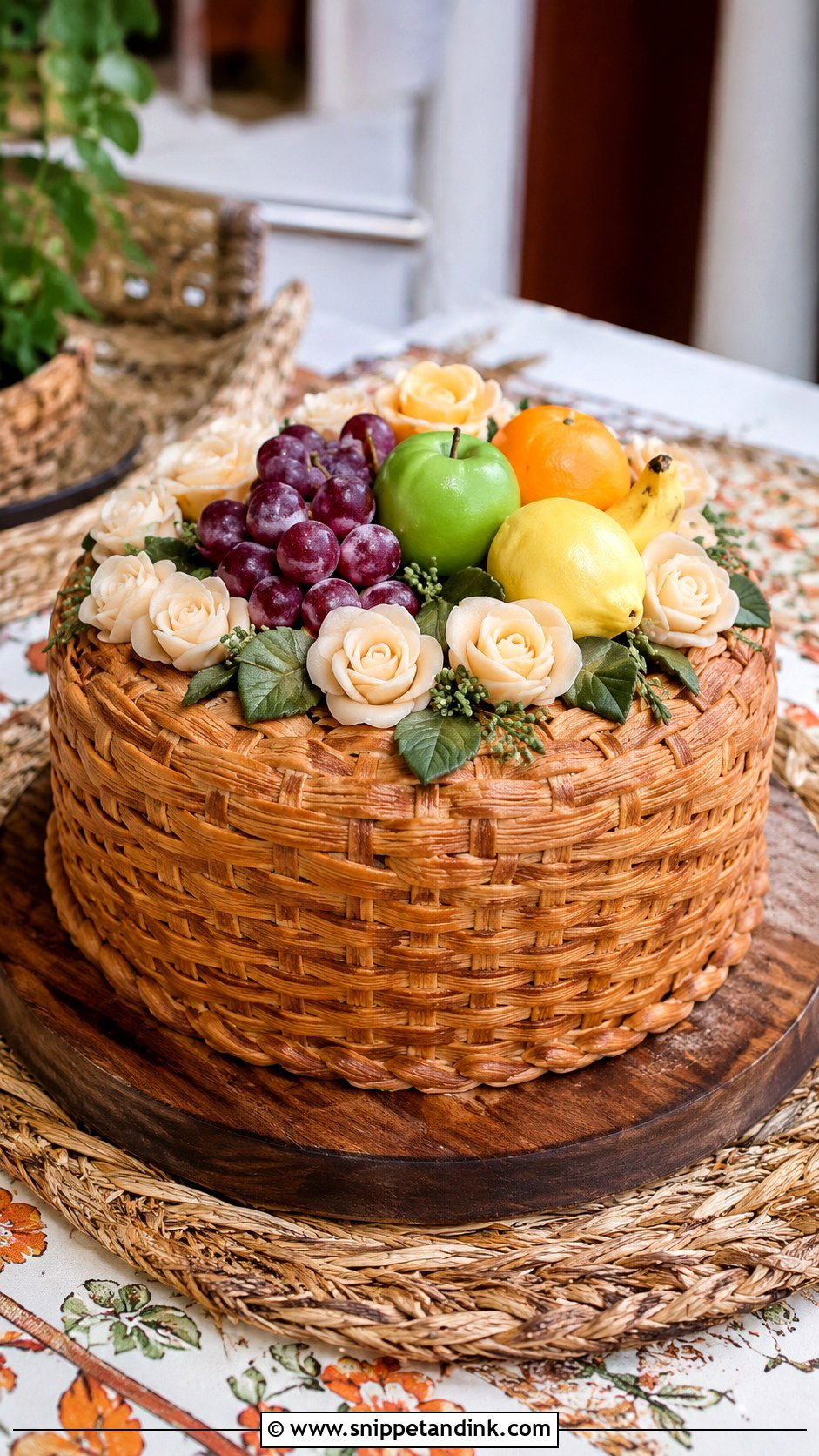 Ruracio Traditional Basket Cake - Snippet and Ink - 20 Ruracio Cake Designs