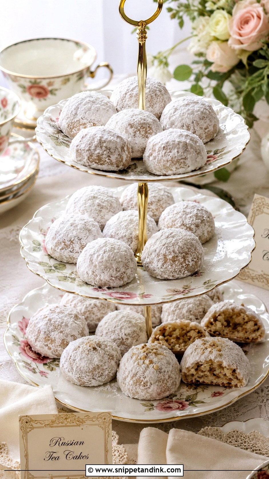 Russian Tea Cakes - Snippet and Ink - 20 Vintage Wedding Cookies
