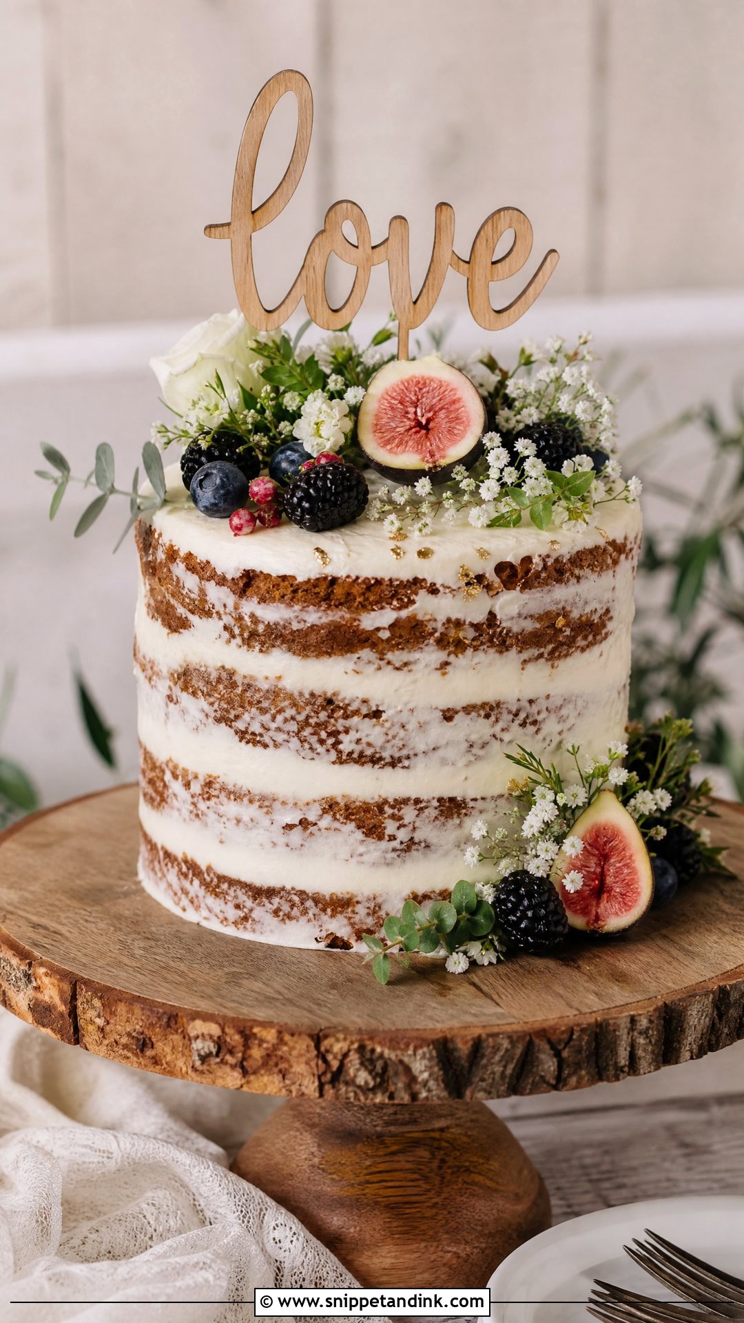 Rustic Anniversary Cake - Snippet and Ink - 25 Love Anniversary Cake Ideas