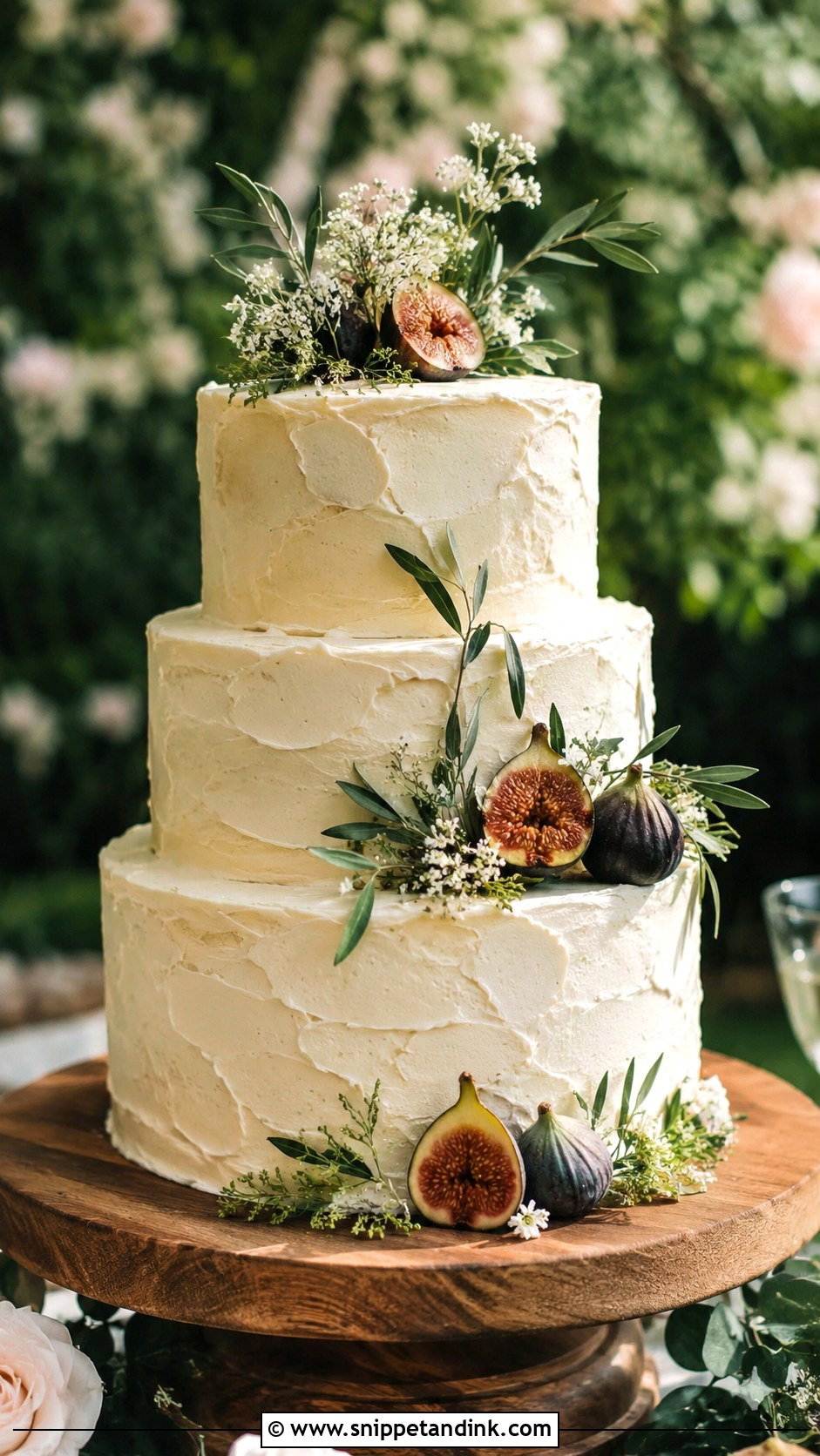 Rustic Buttercream Wedding Cake - Snippet and Ink - 25 Simple But Elegant Wedding Cakes
