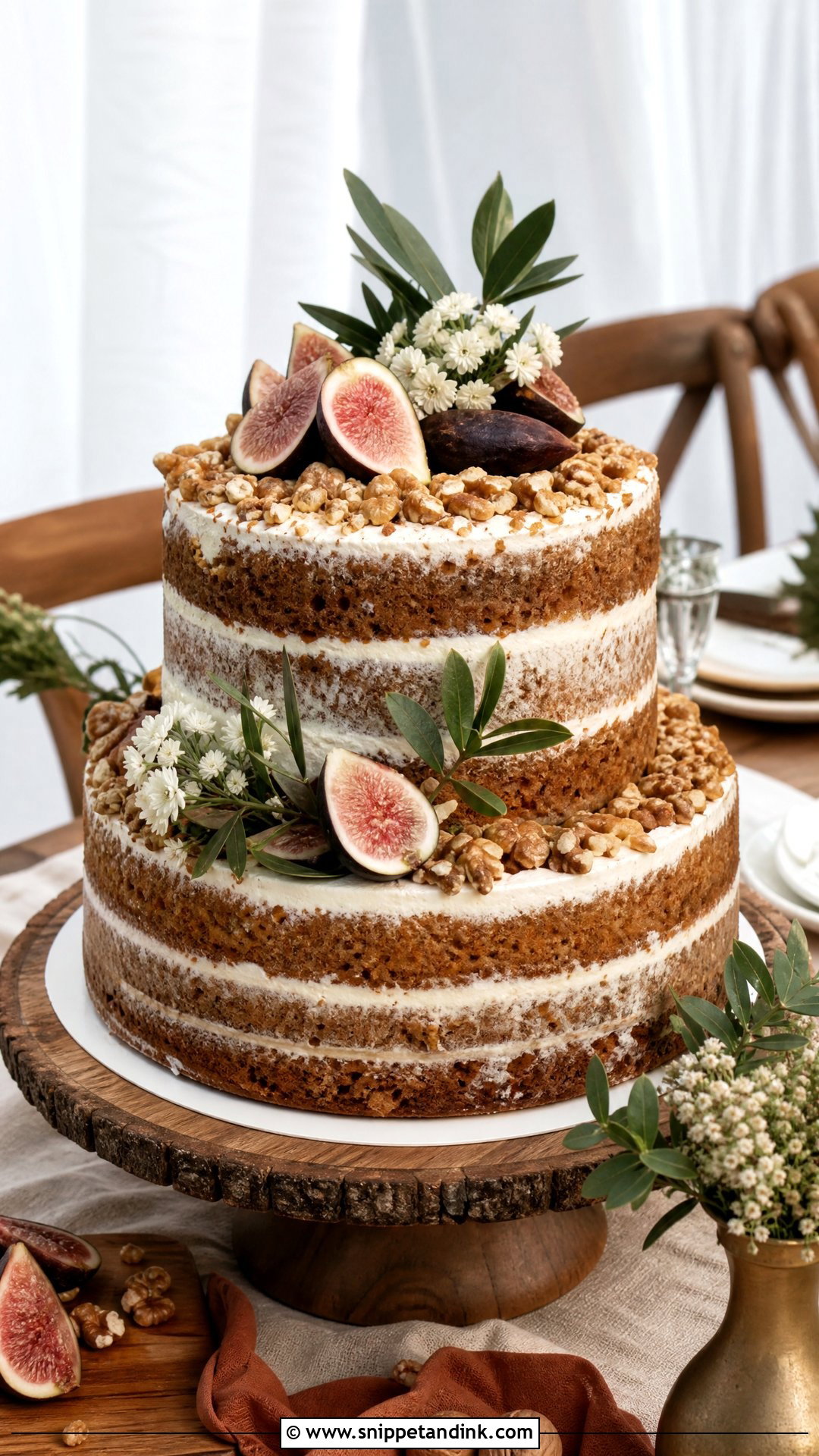 Rustic Carrot Wedding Cake - Snippet and Ink - 30 Rustic Cake Ideas for Wedding