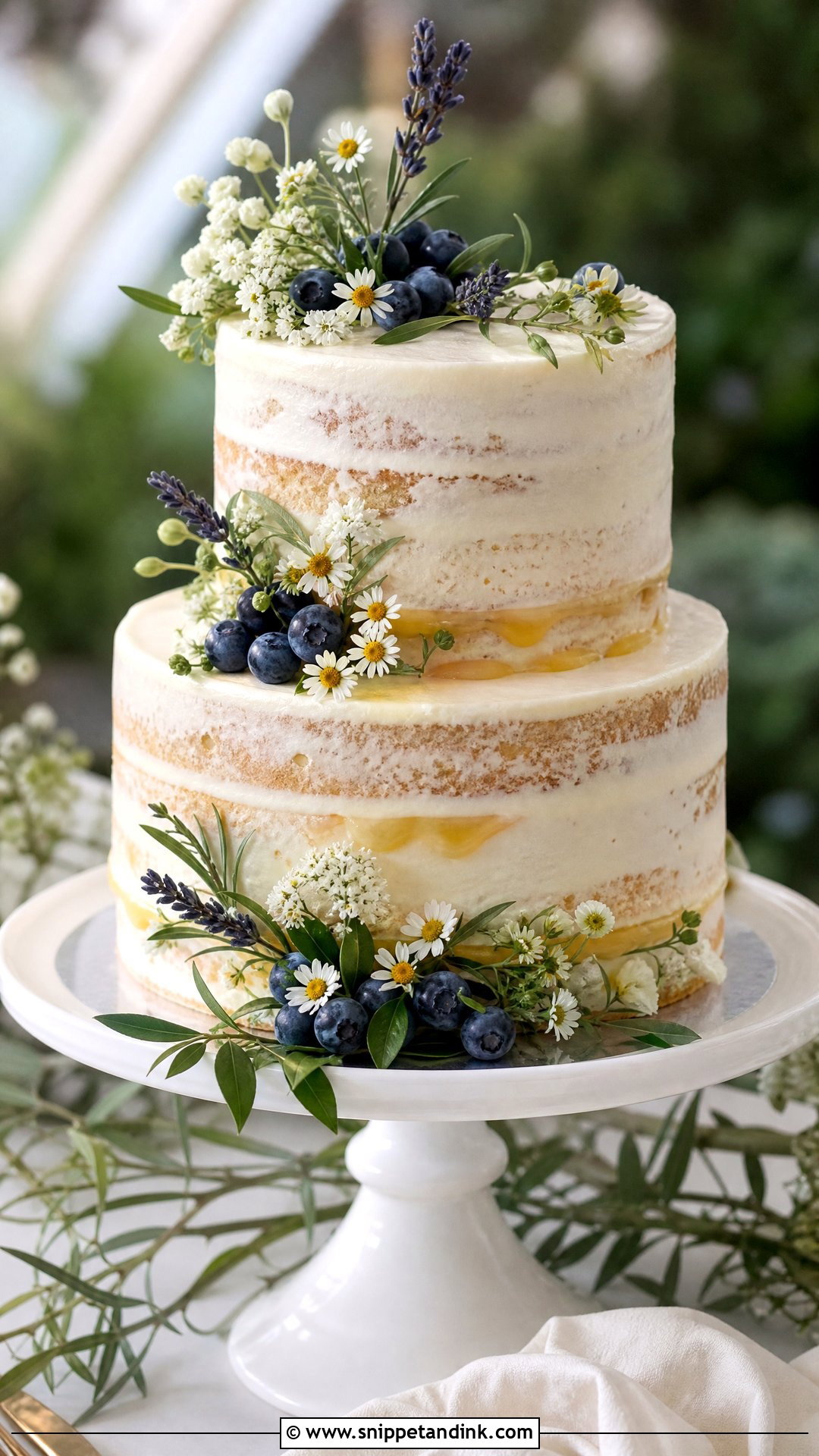 Rustic Lemon Wedding Cake - Snippet and Ink - 30 Rustic Cake Ideas for Wedding