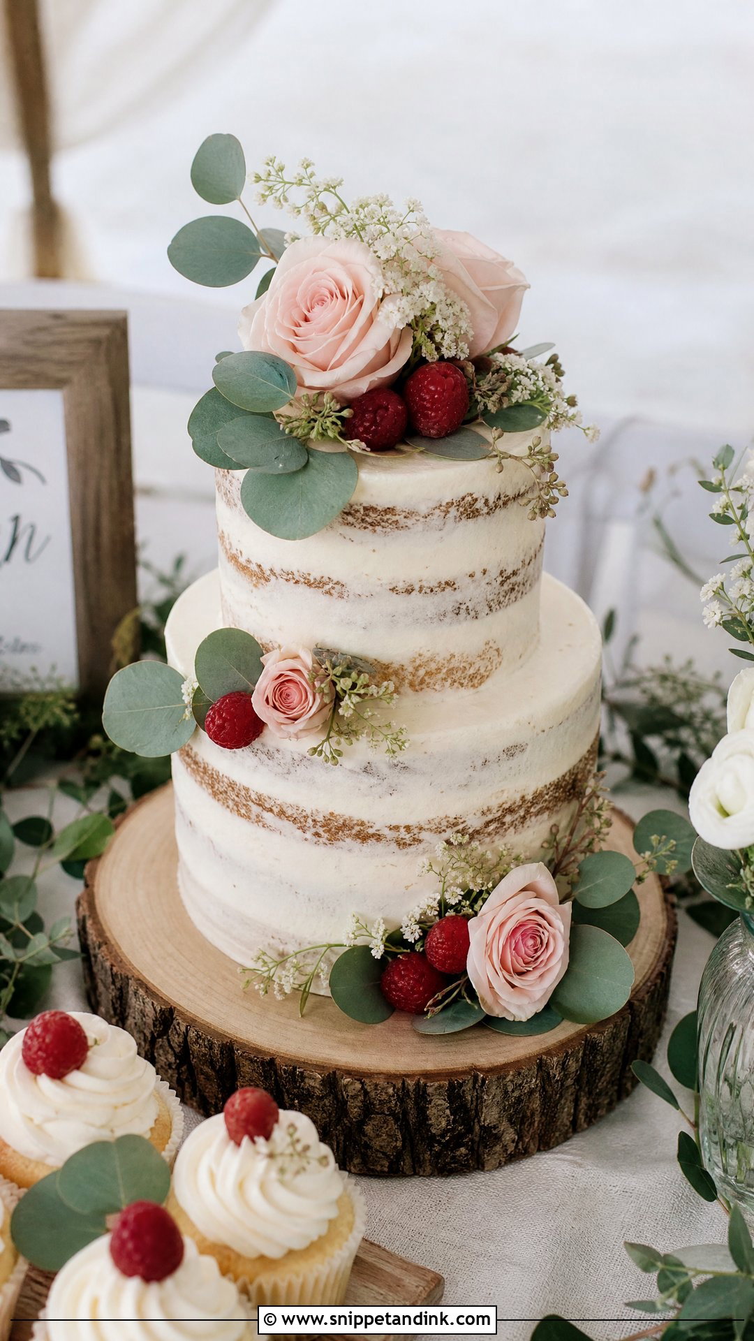 Rustic Mini Wedding Cake - Snippet and Ink - 30 Rustic Cake Ideas for Wedding