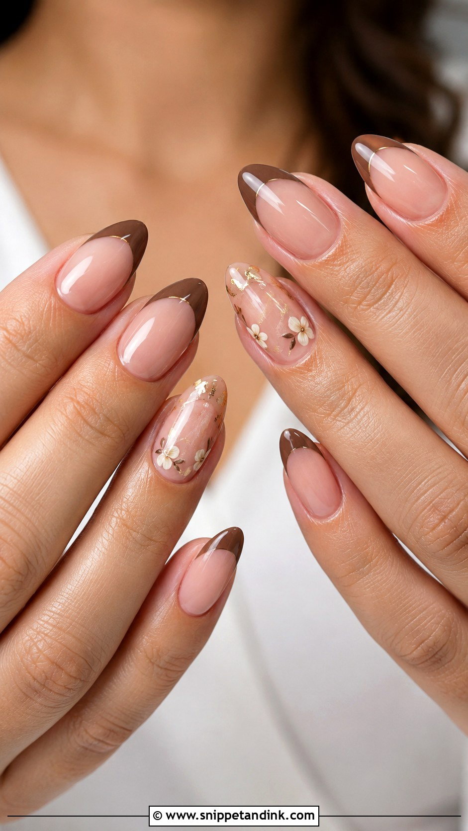 Rustic Wedding Brown Nails - Snippet and Ink - 20 Rustic Wedding Nails