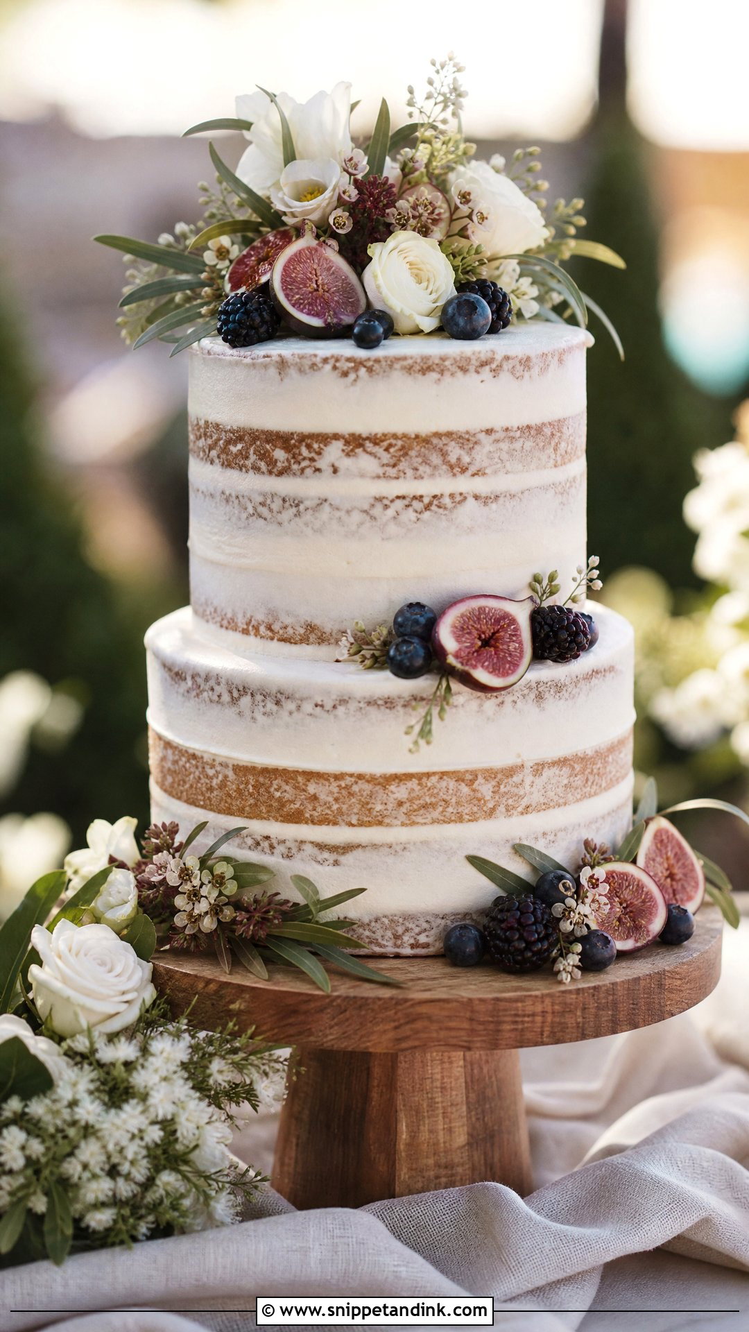 Rustic Wedding Cake - Snippet and Ink - 20 Wedding Cake Inspo