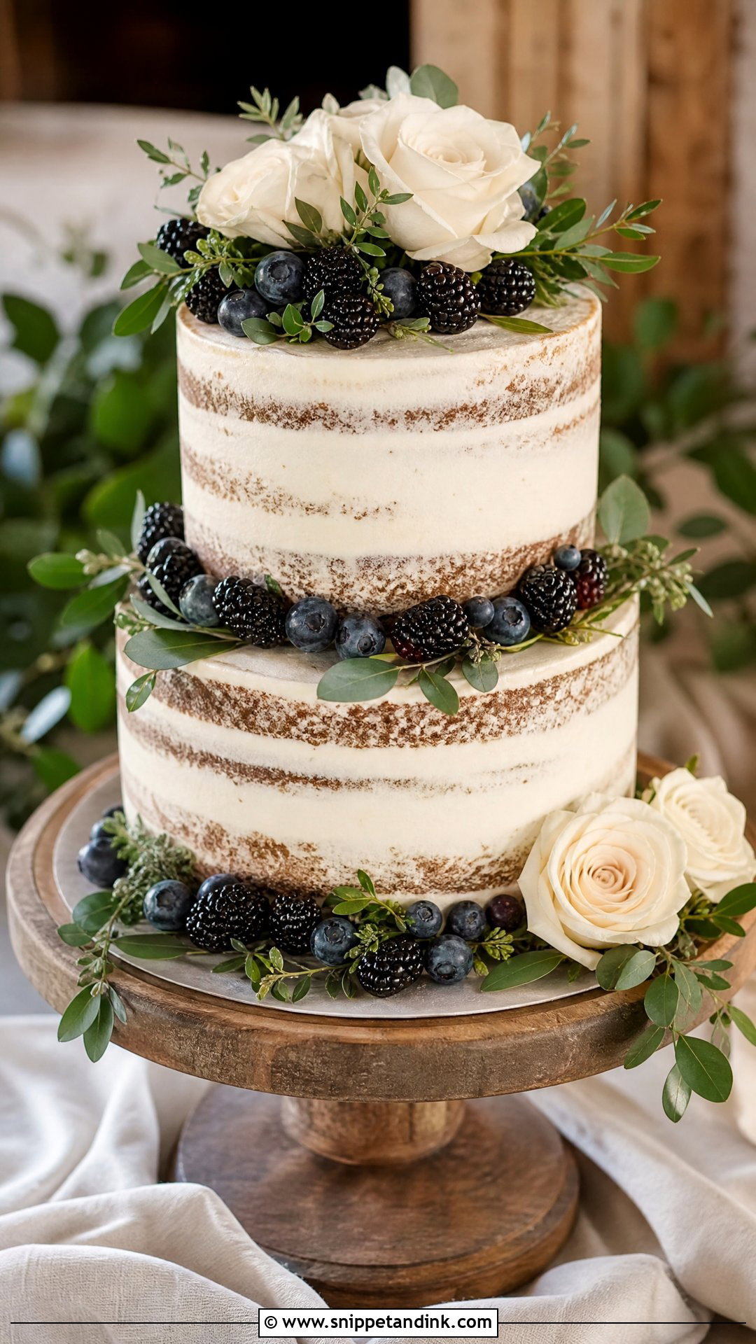 Rustic Wedding Cake - Snippet and Ink - 25 Latest Cake Design Ideas for Wedding