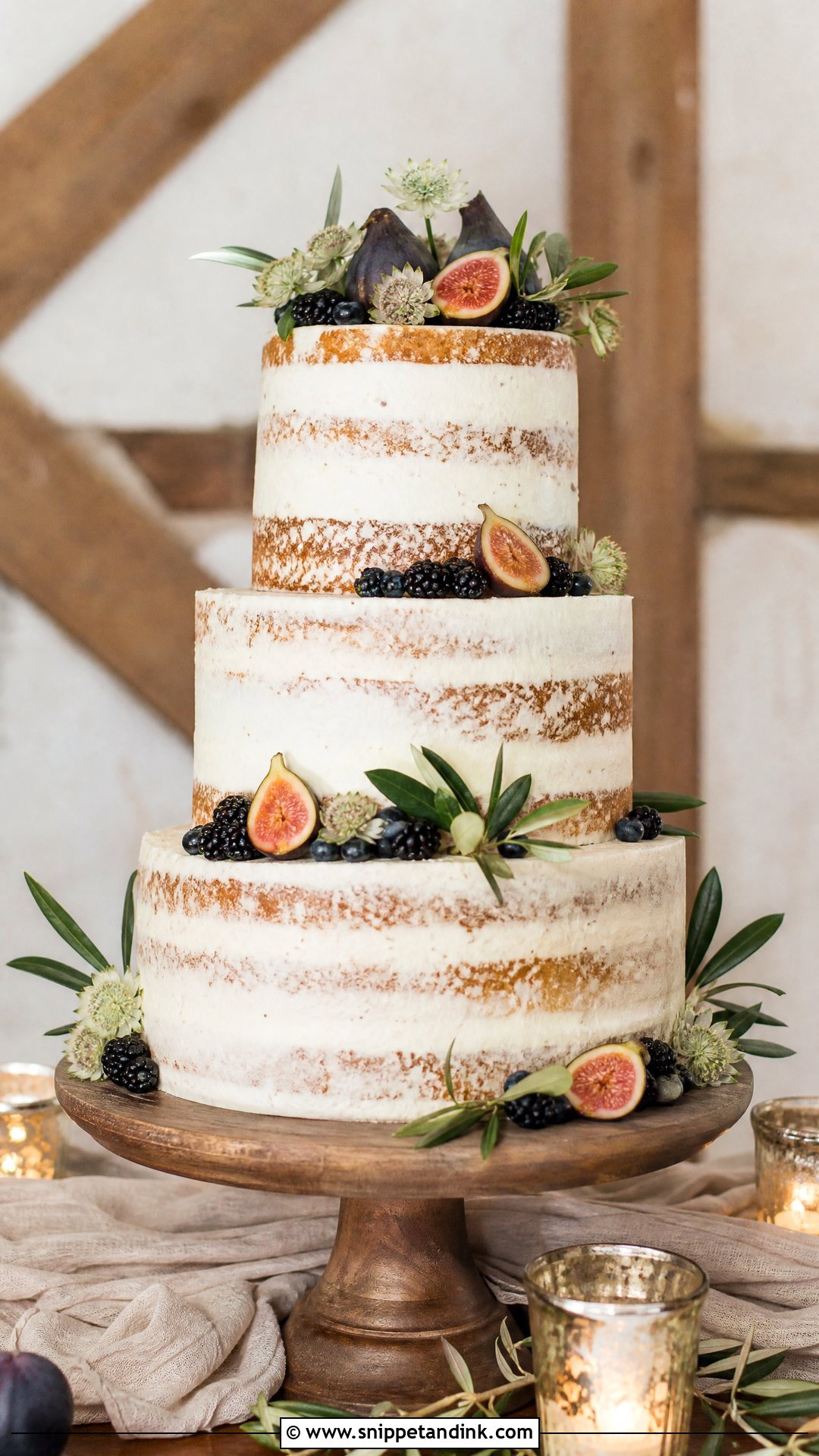 Rustic Wedding Cake - Snippet and Ink - 30 Wedding Cake Ideas