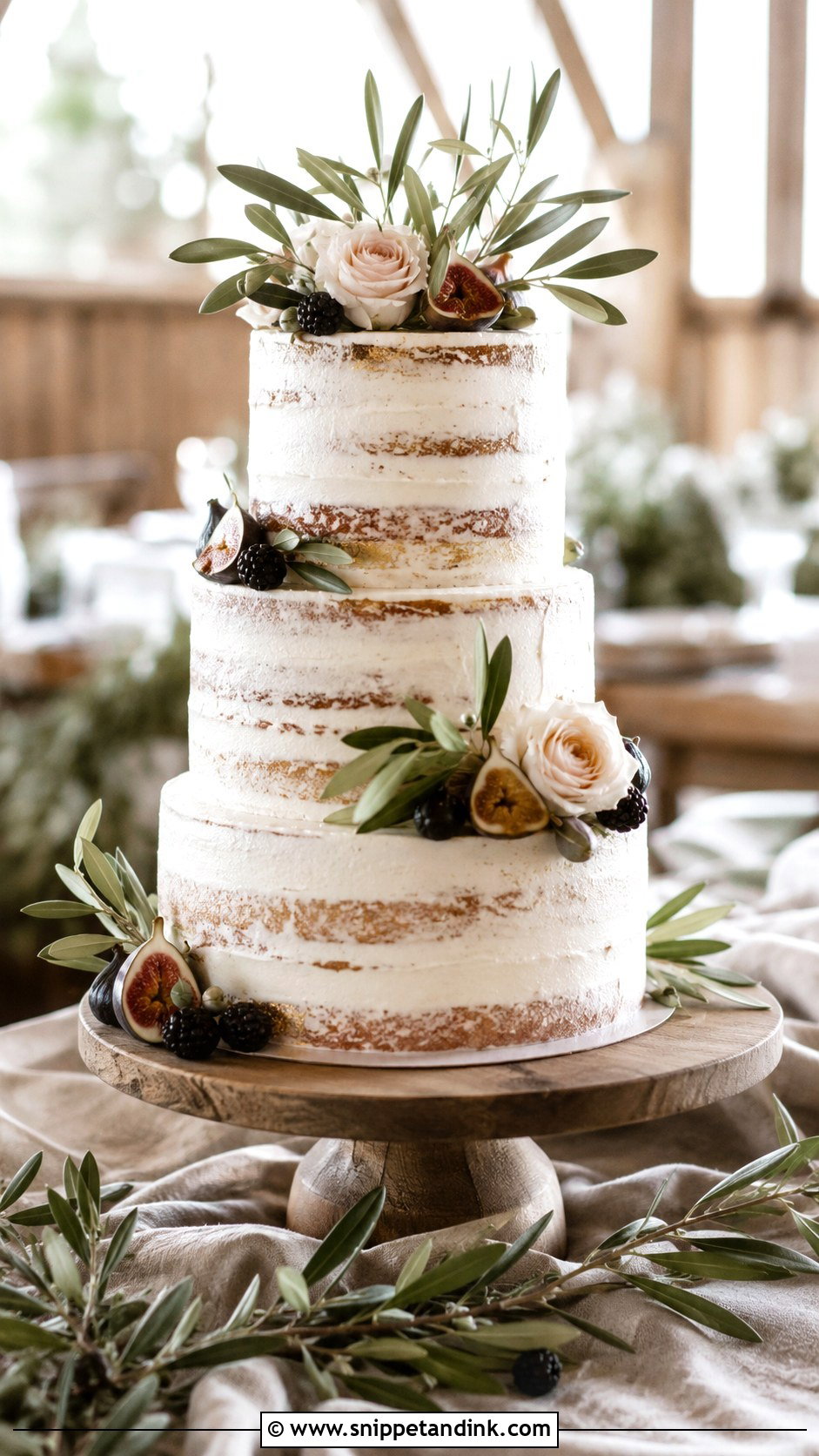 Rustic Wedding Cake - Snippet and Ink - 20 Gorgeous Wedding Cake Ideas