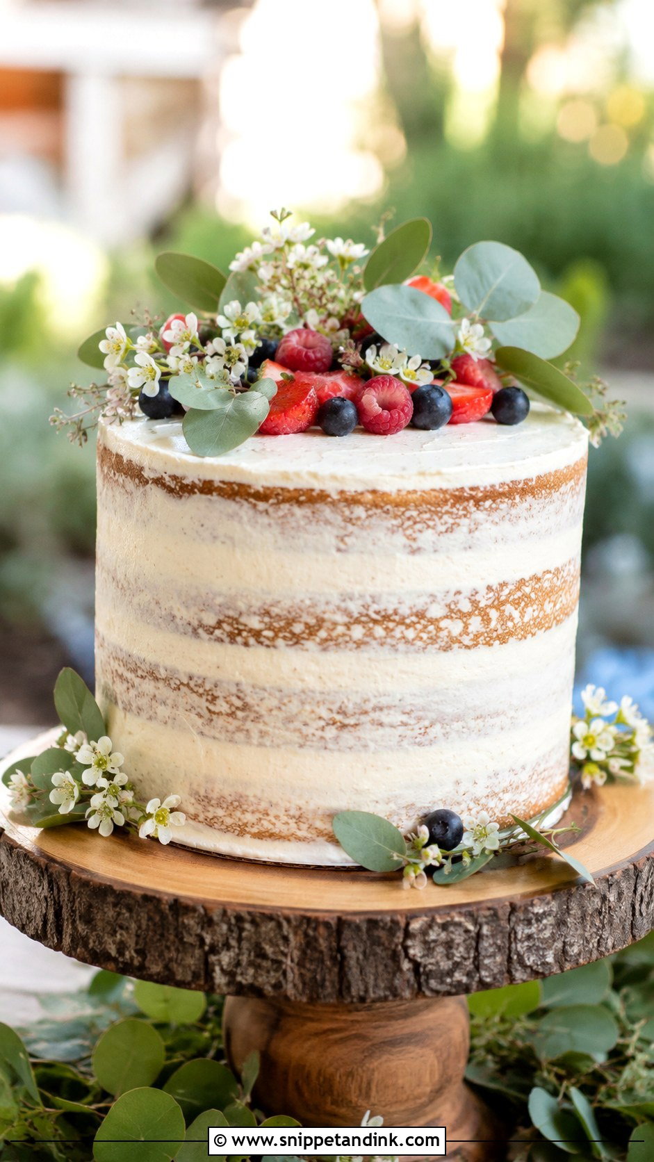 Rustic Wedding Cake - Snippet and Ink - 20 Homemade Wedding Cake Ideas