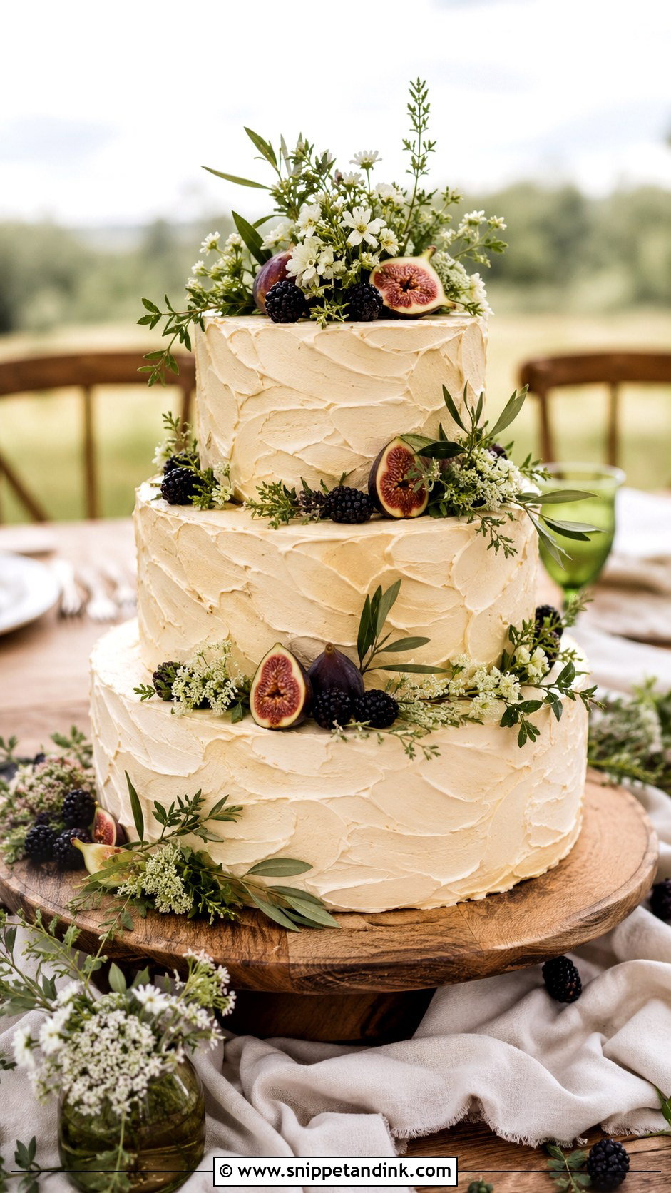 Rustic Wedding Cake - Snippet and Ink - 20 Popular Cake Designs for Wedding