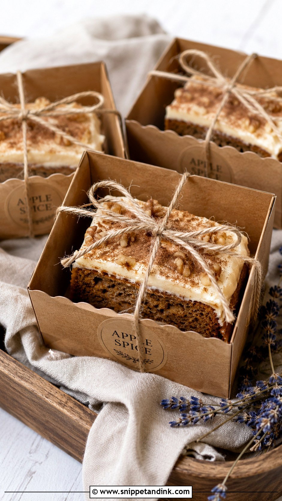 Rustic Wedding Cake Favor Box - Snippet and Ink - 20 Wedding Cake Favor Boxes